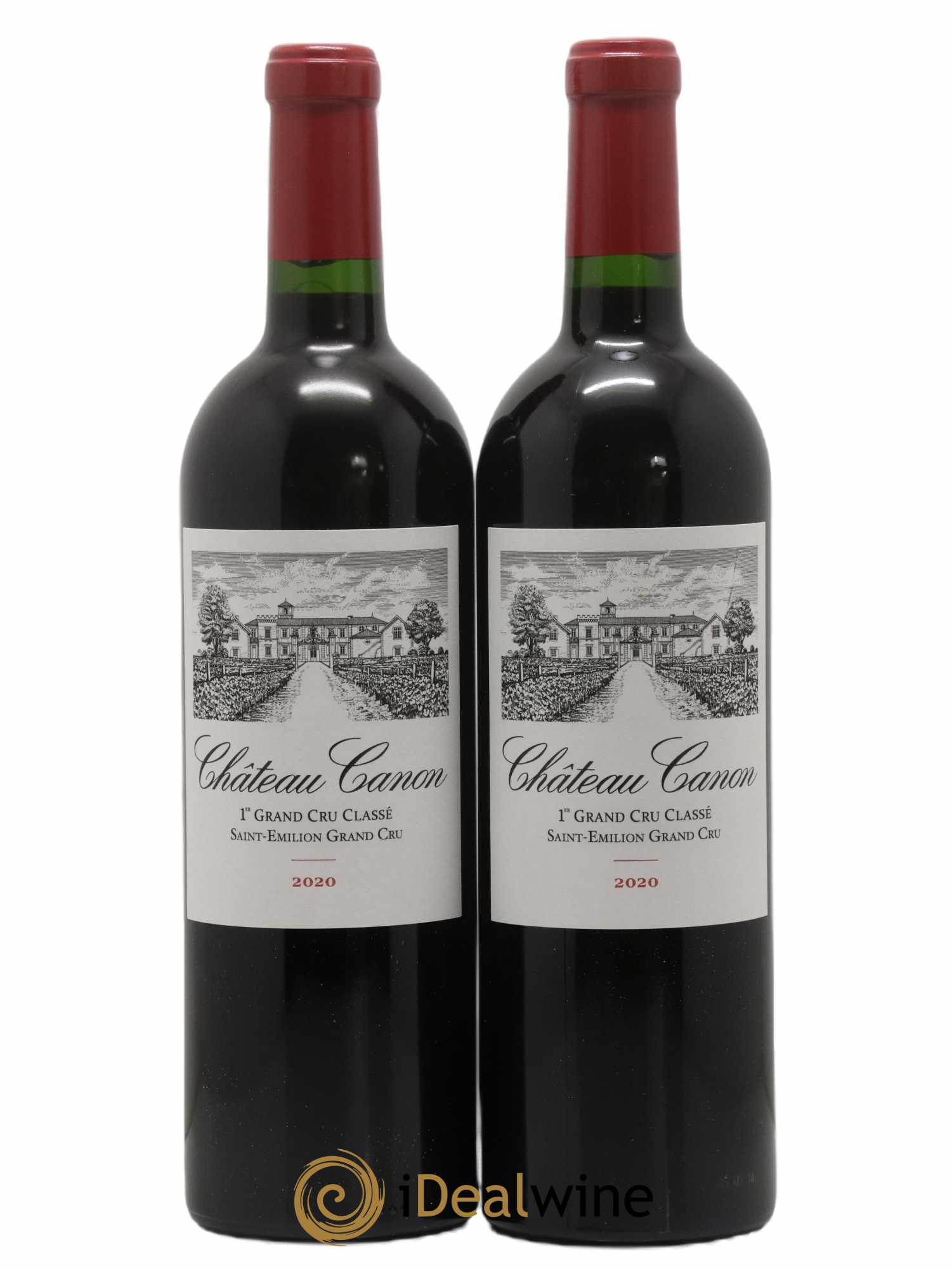 Château Canon 1er Grand Cru Classé B 2020 - Lot de 2 bouteilles - 0