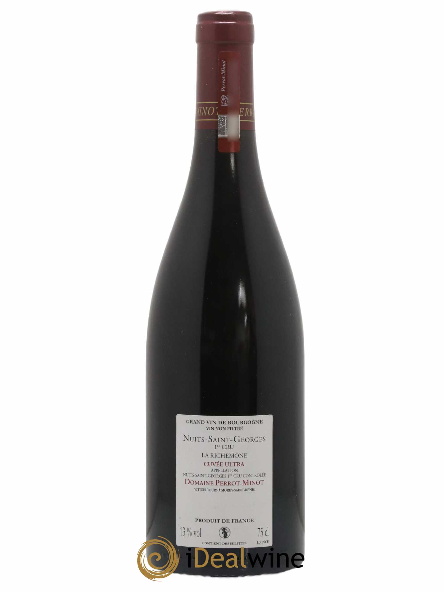 Nuits-Saint-Georges 1er Cru La Richemone Cuvée Ultra Vieilles Vignes Perrot-Minot 2014 - Lot de 1 bouteille - 1