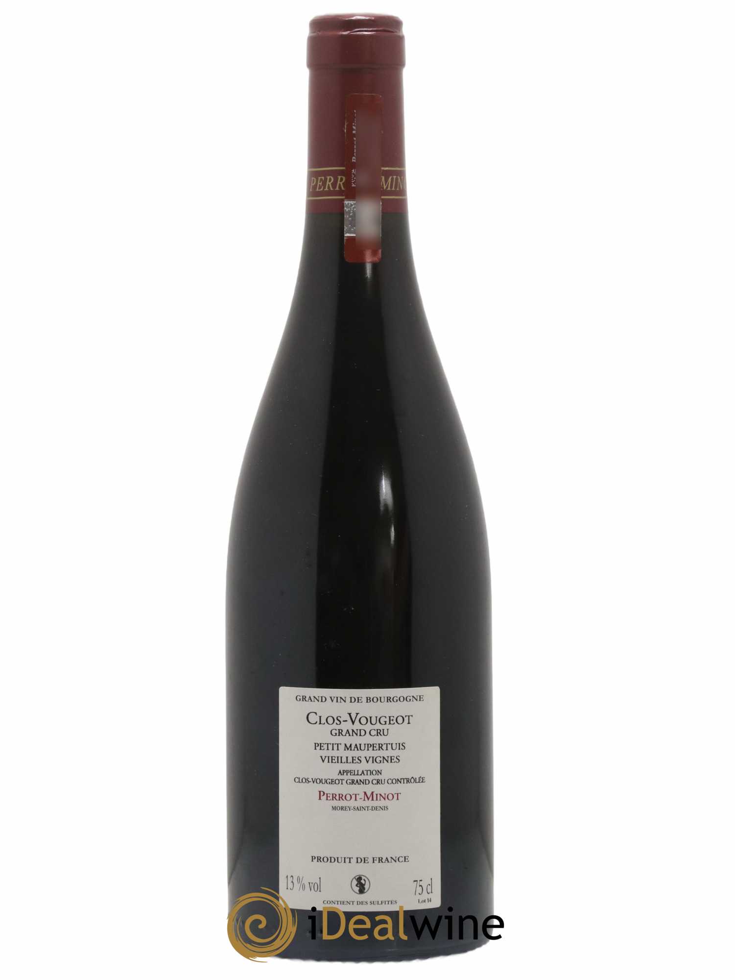 Clos de Vougeot Grand Cru Vieilles Vignes Perrot-Minot 2011 - Lot de 1 bouteille - 1