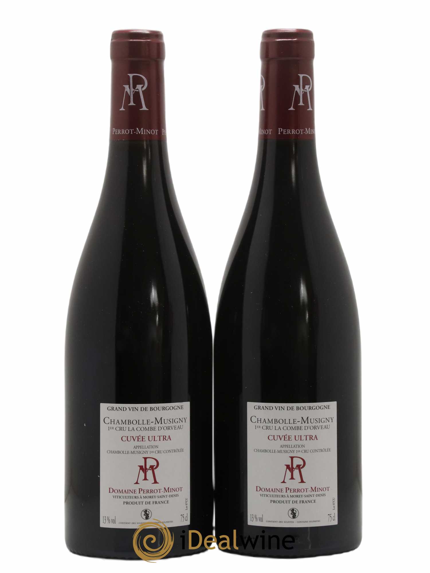 Chambolle-Musigny 1er Cru Combe d'Orveau Vielles Vignes Cuvée Ultra Perrot-Minot 2017 - Lot de 2 bouteilles - 1