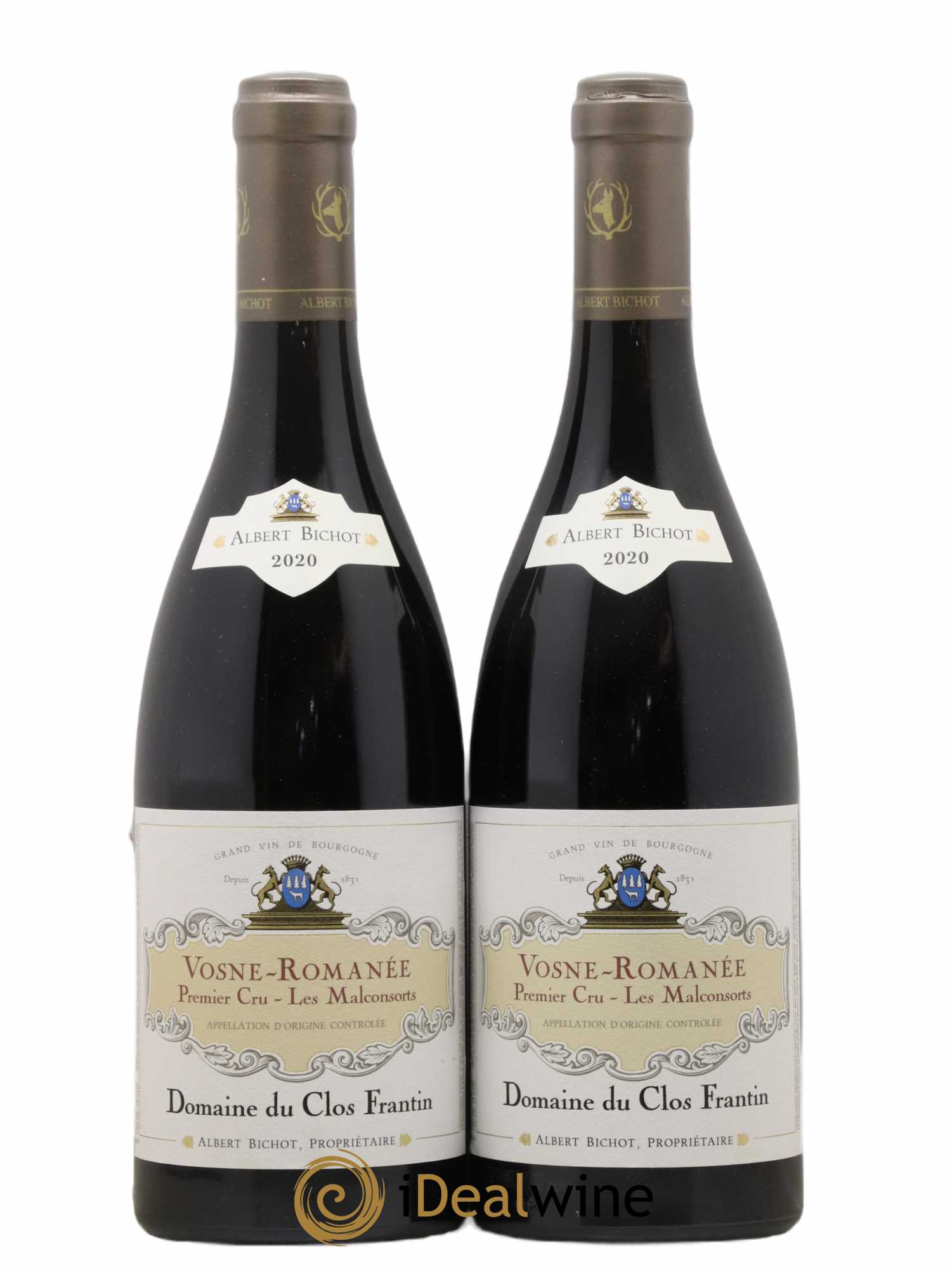 Vosne-Romanée 1er Cru Les Malconsorts Clos Frantin - Albert Bichot 2020 - Lot de 2 bouteilles - 0
