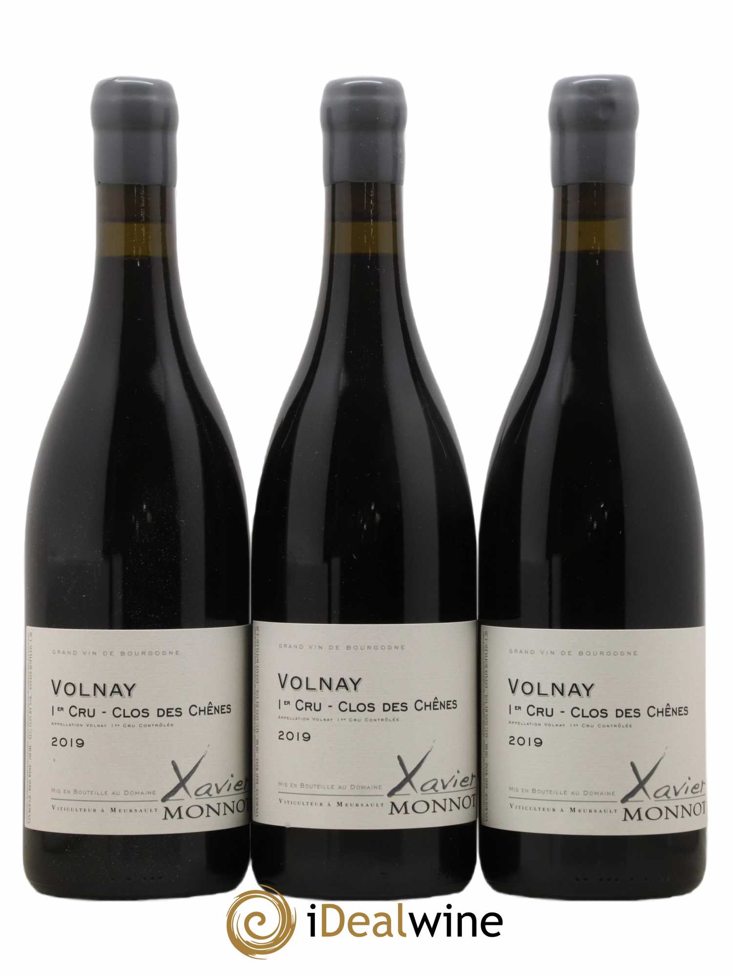 Volnay 1er Cru Clos Des Chenes Xavier Monnot 2019 - Lot de 3 bouteilles - 0