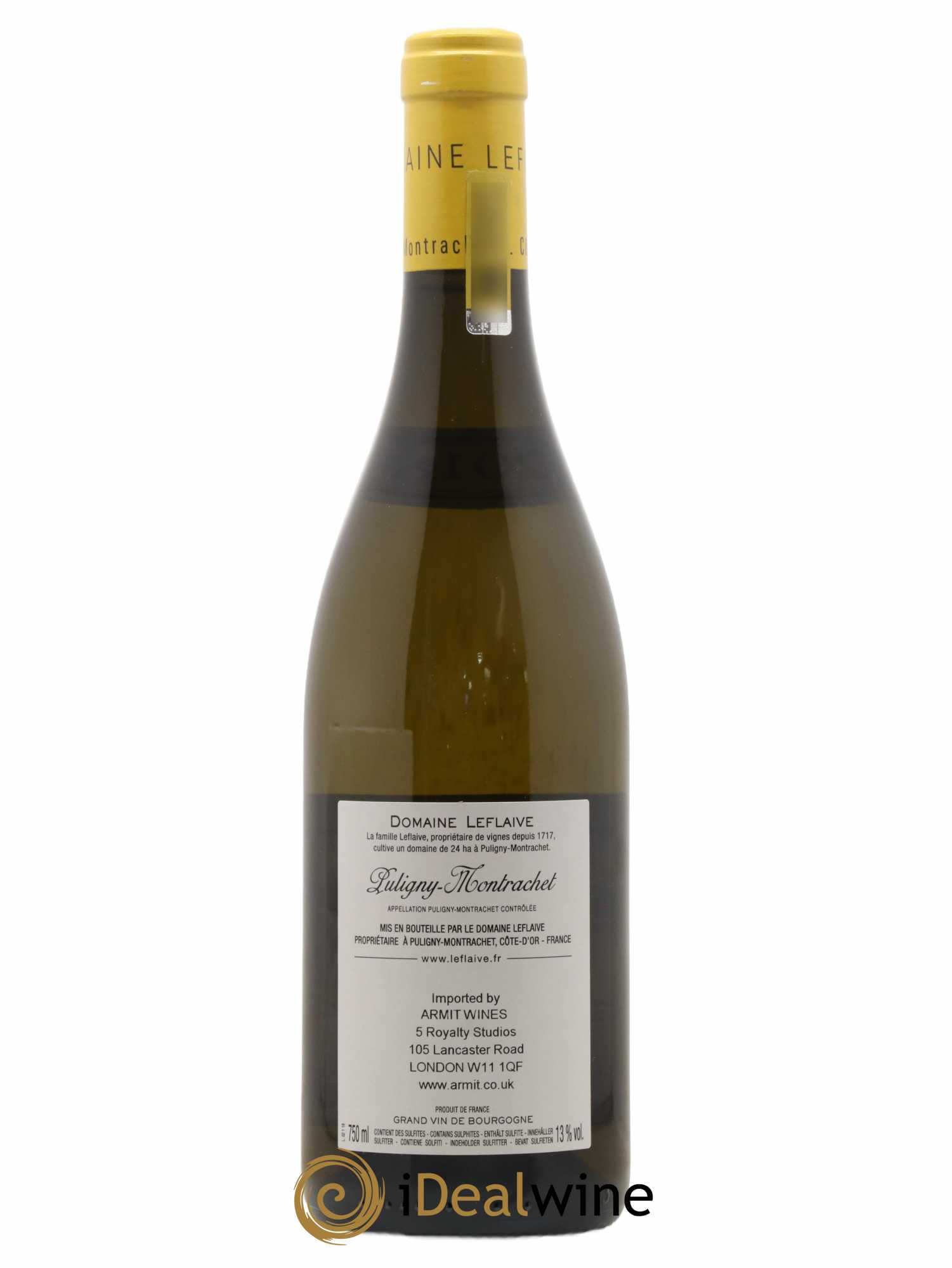 Puligny-Montrachet Leflaive (Domaine) 2018 - Lot de 1 bouteille - 1