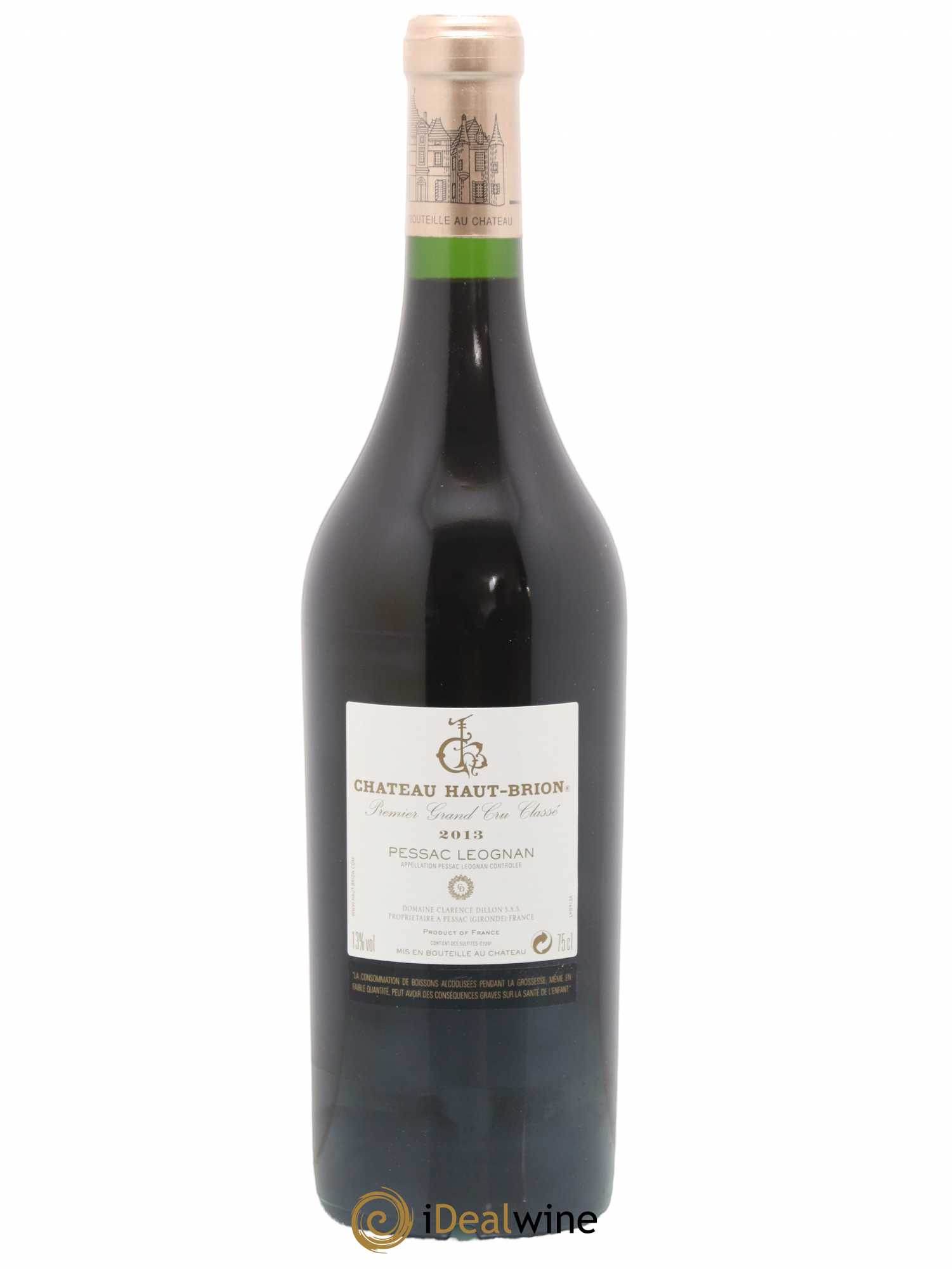 Château Haut Brion 1er Grand Cru Classé 2013 - Lot de 1 bouteille - 1