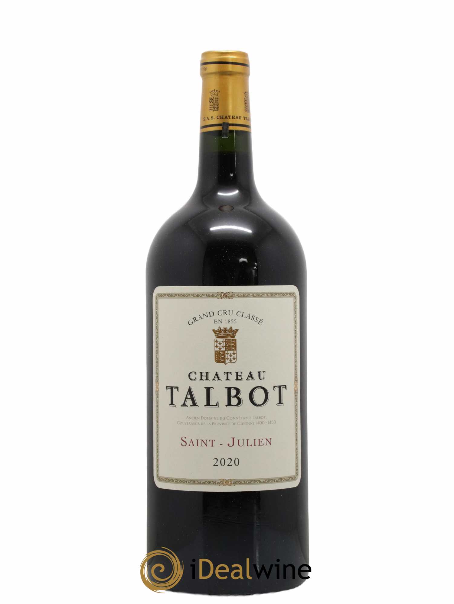 Château Talbot 4ème Grand Cru Classé 2020 - Lot de 1 double magnum - 1