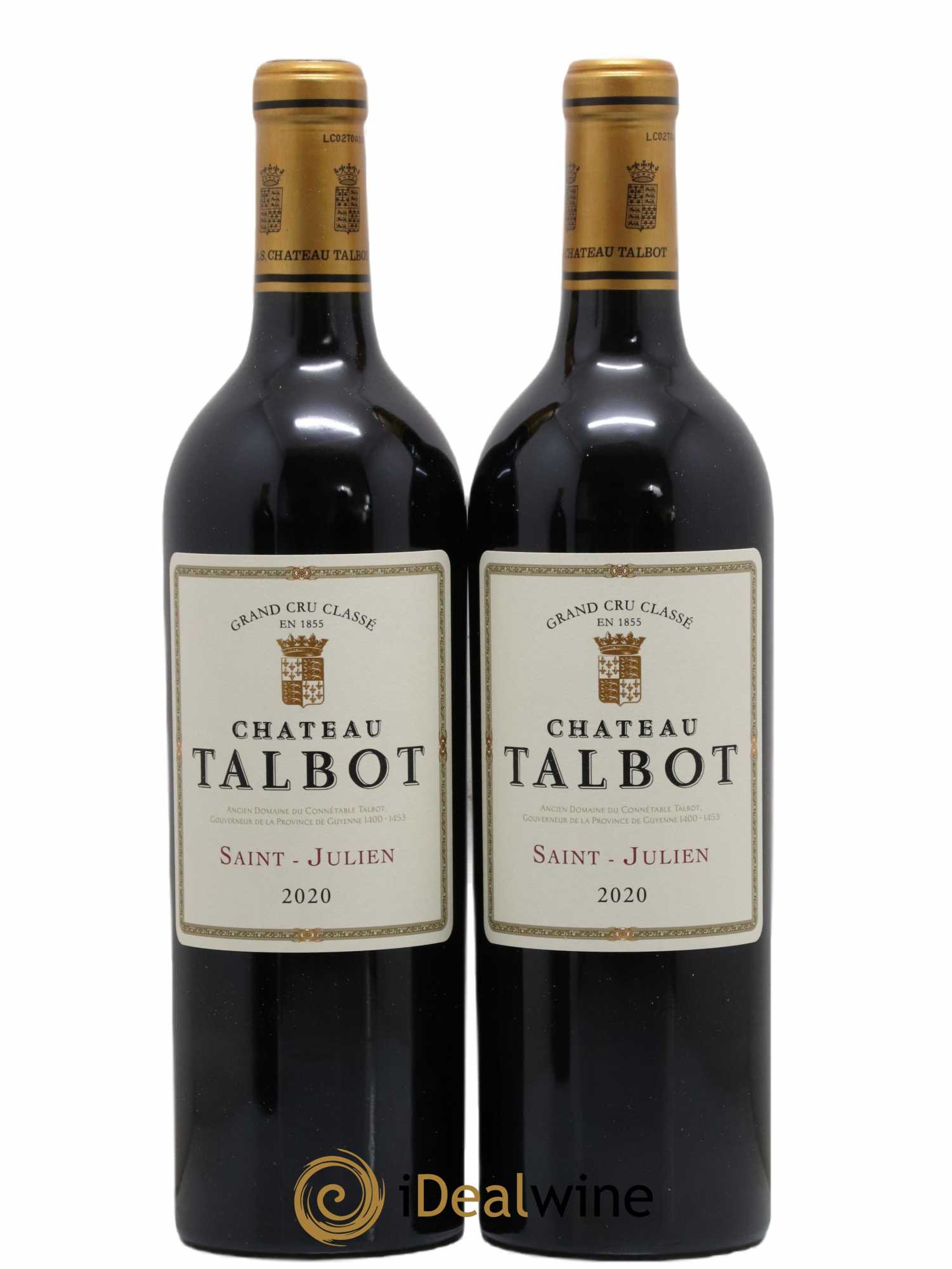 Château Talbot 4ème Grand Cru Classé 2020 - Lot de 2 bouteilles - 0