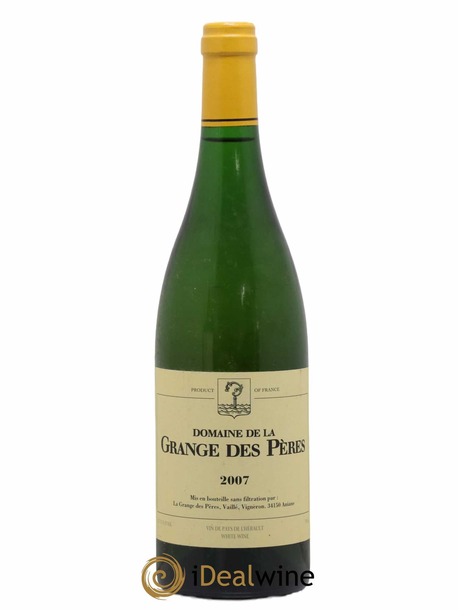 Pays d'Hérault Grange des Pères Laurent Vaillé 2007 - Lot de 1 bouteille - 0