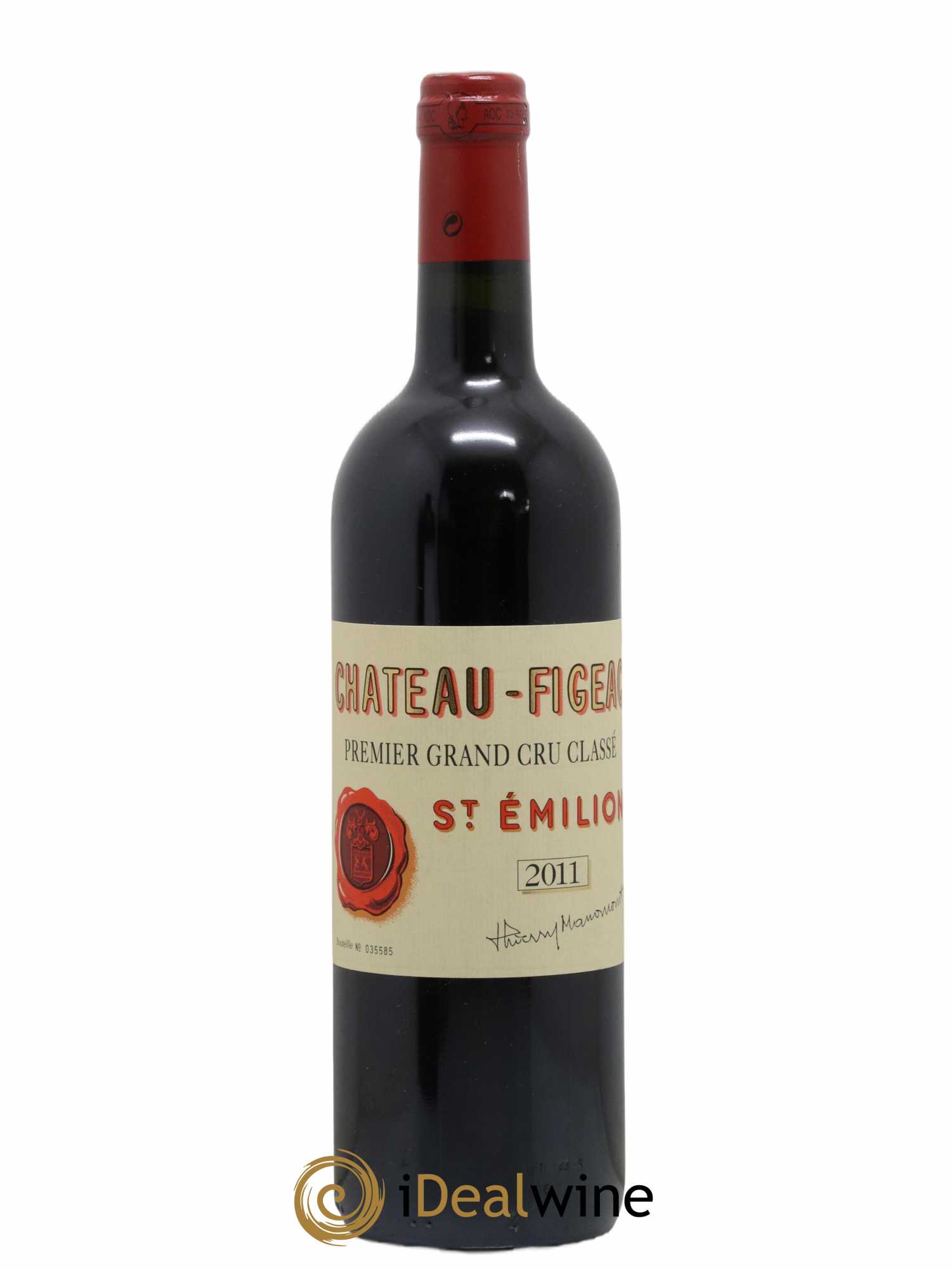 Château Figeac 1er Grand Cru Classé A 2011 - Lot de 1 bouteille - 0