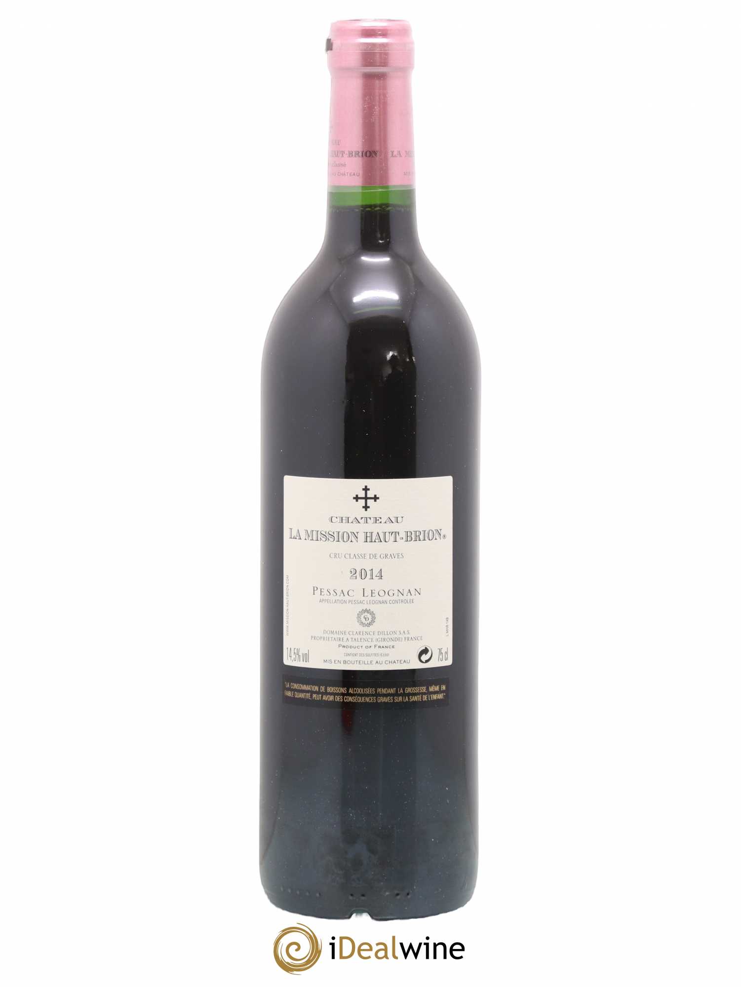 Château la Mission Haut-Brion Cru Classé de Graves 2014 - Lot de 1 bouteille - 1