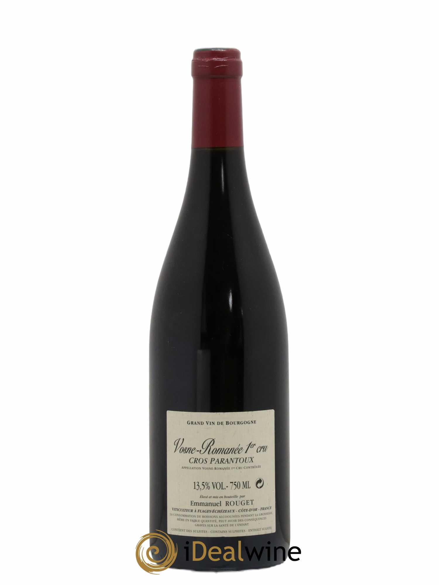 Vosne-Romanée 1er Cru Cros Parantoux Emmanuel Rouget 2008 - Lot de 1 bouteille - 1