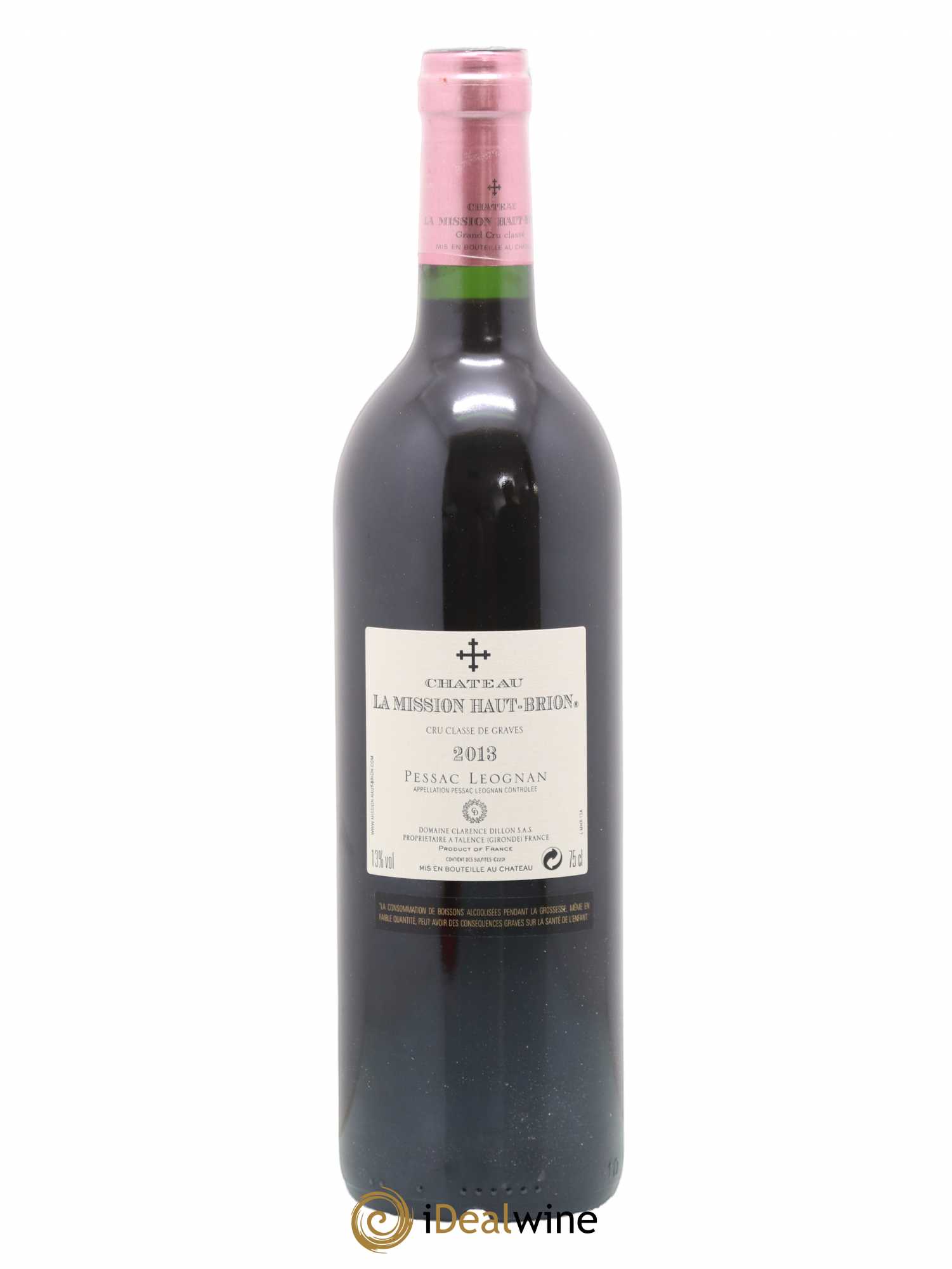 Château la Mission Haut-Brion Cru Classé de Graves 2013 - Lot de 1 bouteille - 1
