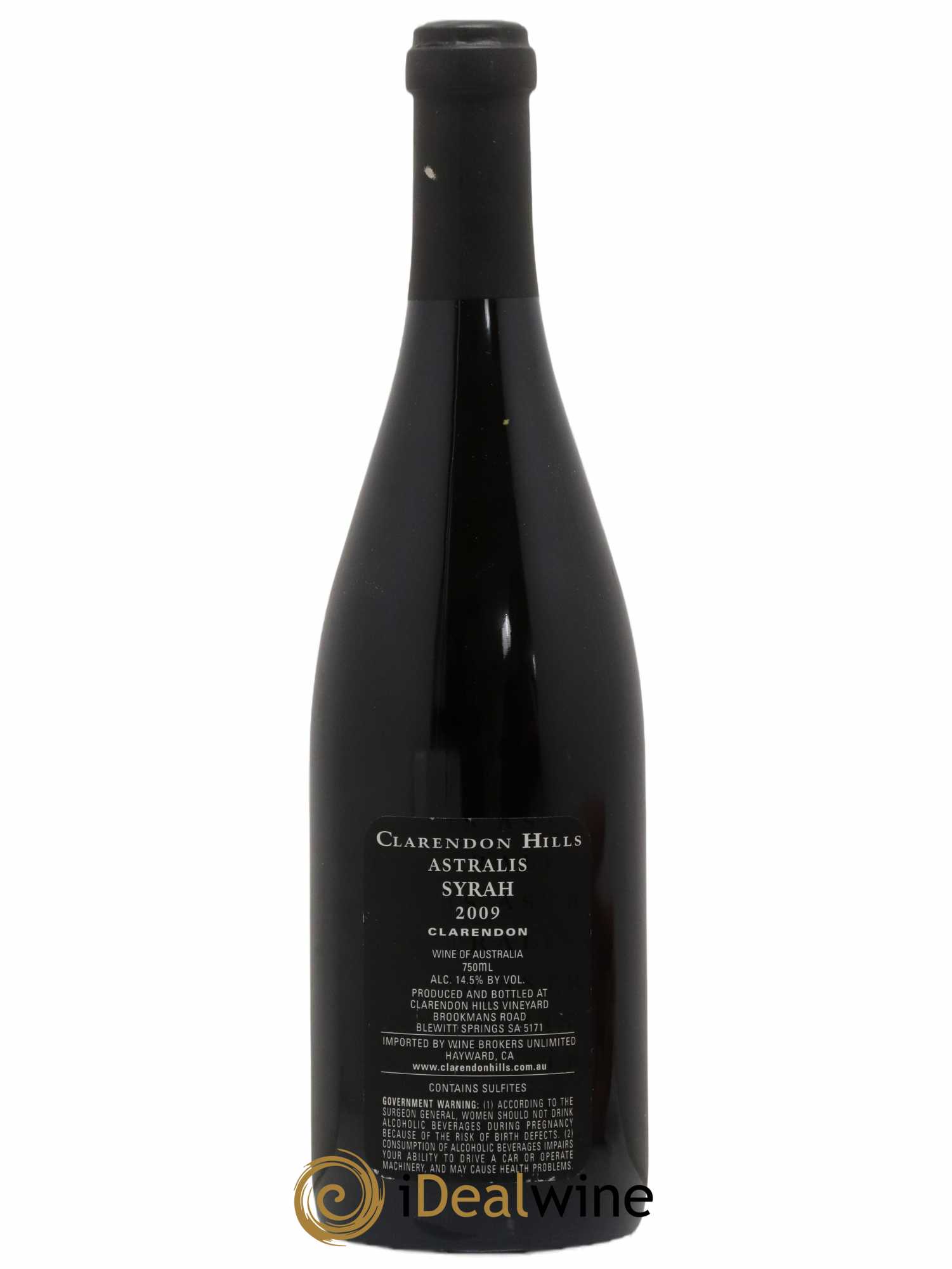 McLaren Vale Astralis Clarendon Hills 2009 - Lot de 1 bouteille - 1