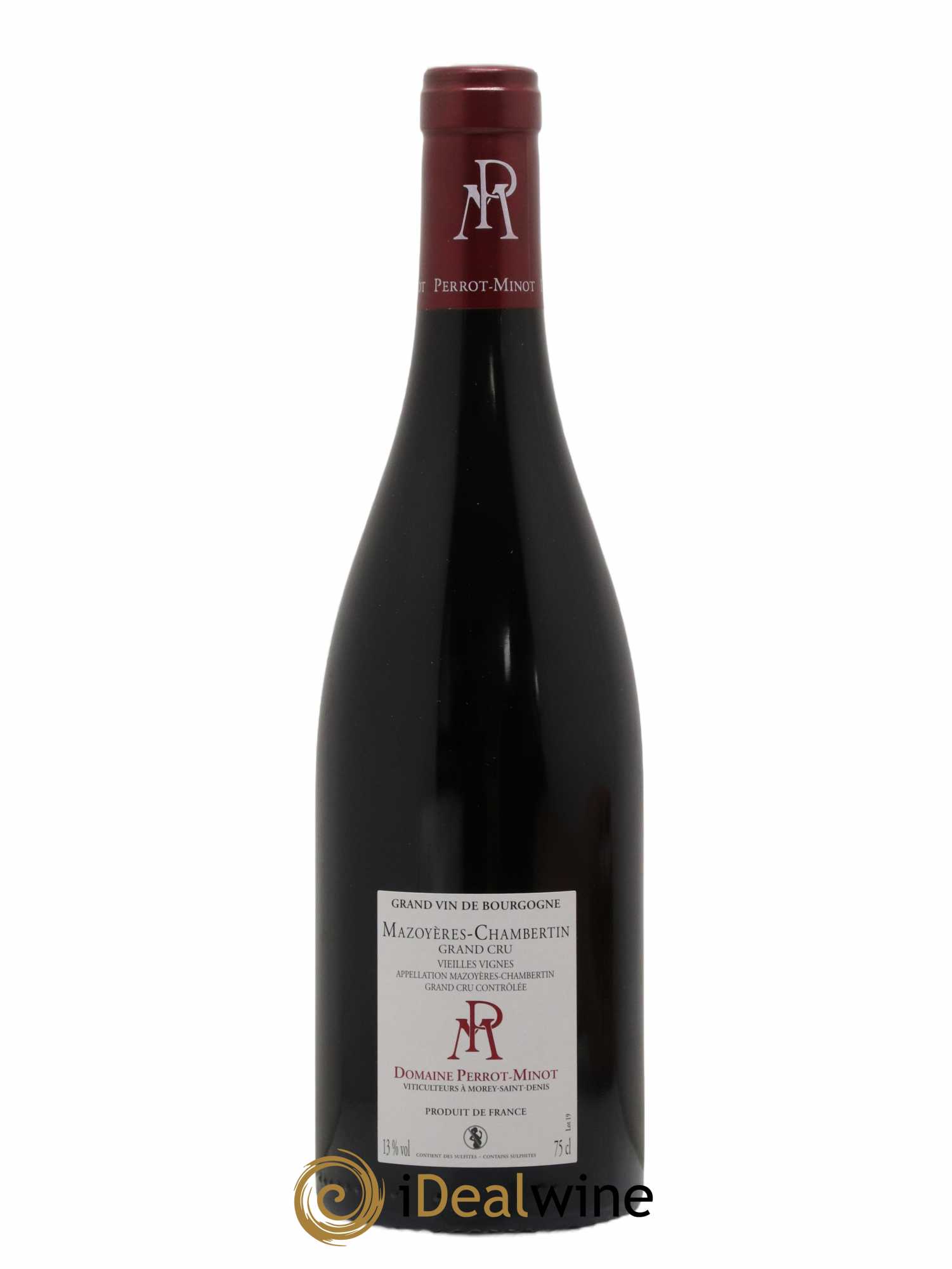 Mazoyères-Chambertin Grand Cru Vieilles Vignes Perrot-Minot 2017 - Lot de 1 bouteille - 1