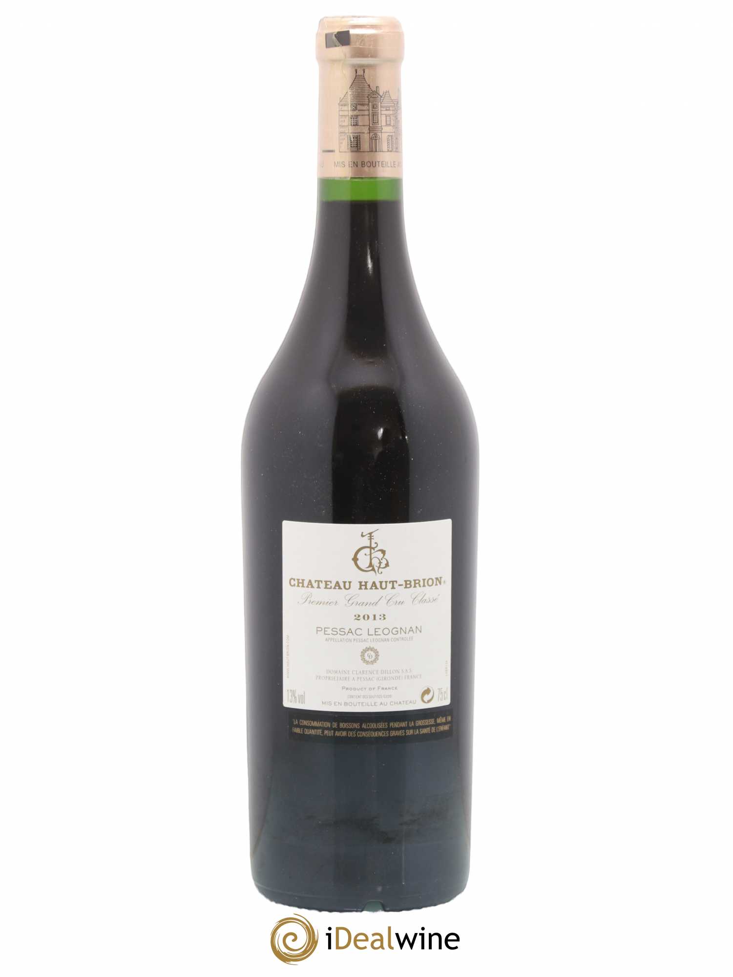 Château Haut Brion 1er Grand Cru Classé 2013 - Lot de 1 bouteille - 1