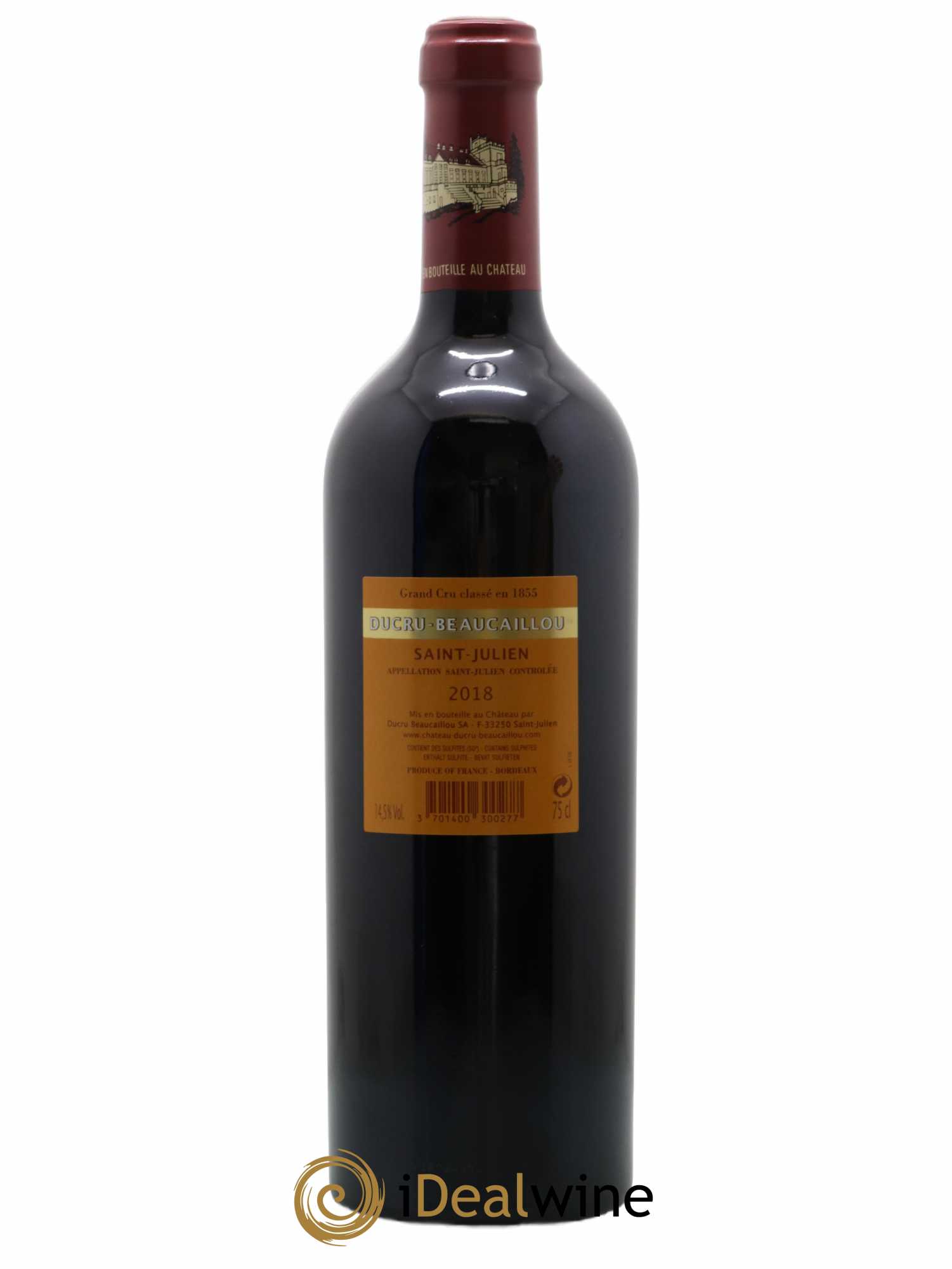 Château Ducru Beaucaillou 2ème Grand Cru Classé 2018 - Lot de 1 bouteille - 1