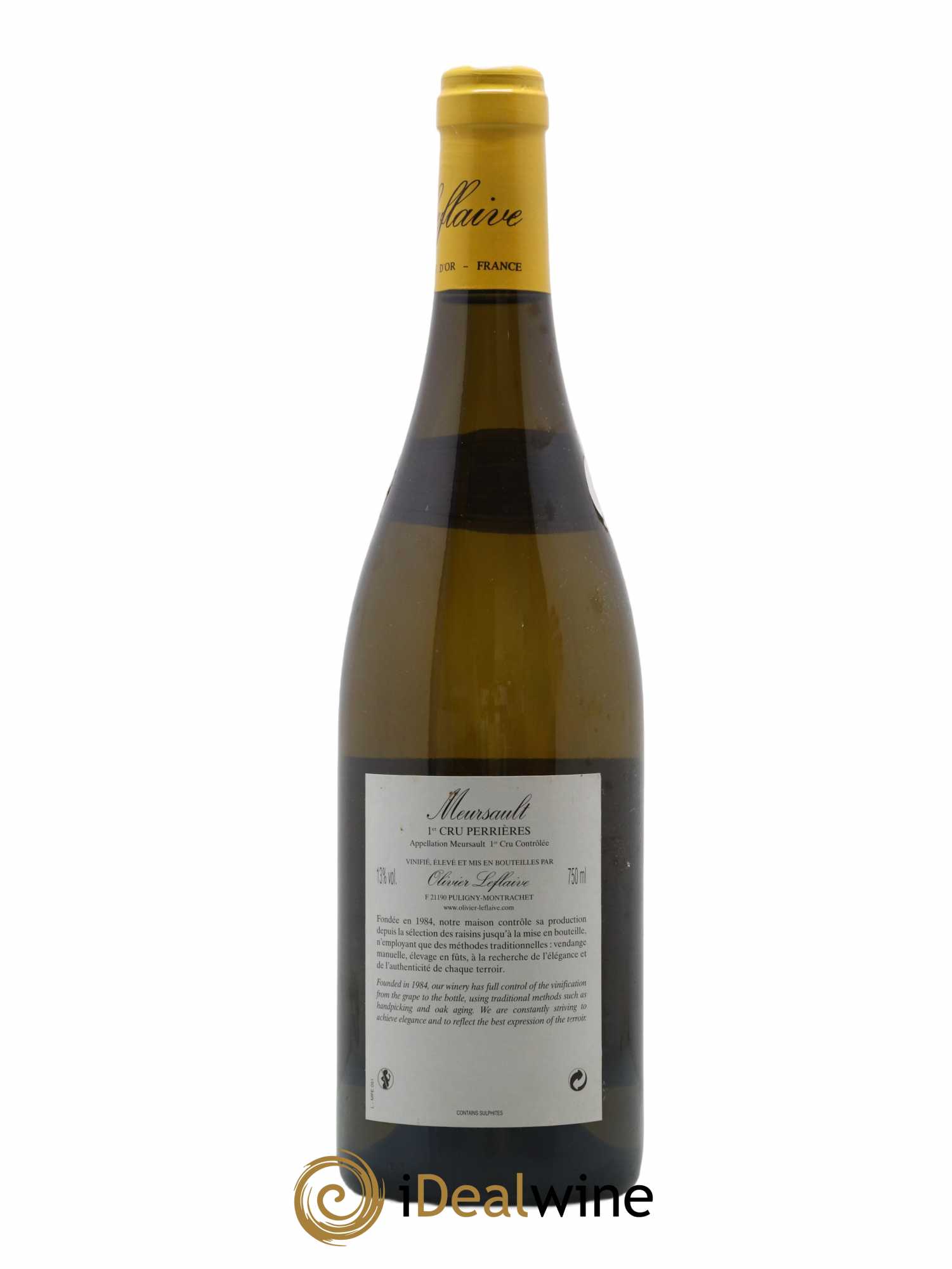 Meursault 1er Cru Perrières Olivier Leflaive 2005 - Lot de 1 bouteille - 1