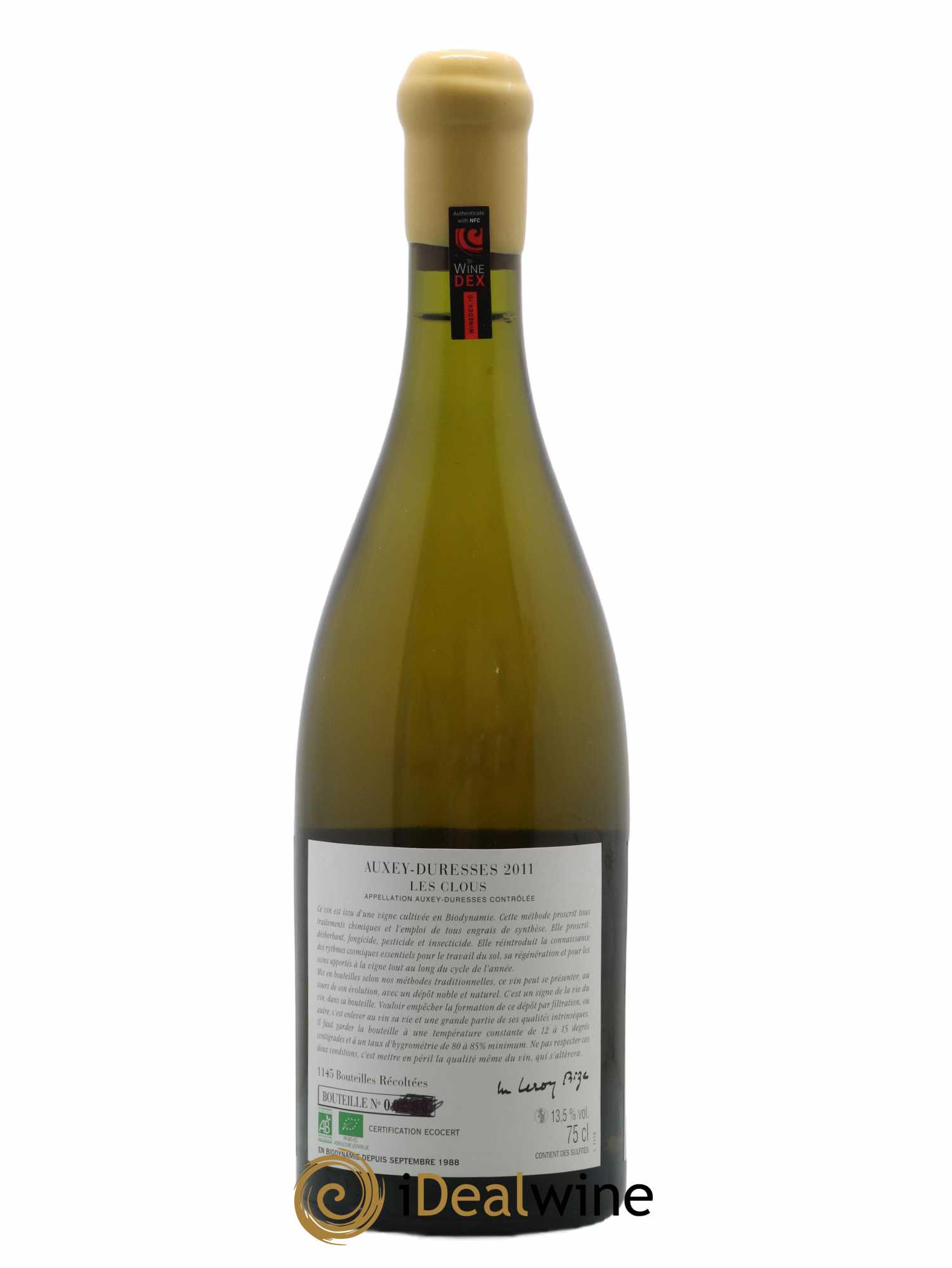 Auxey-Duresses Les Clous d'Auvenay (Domaine) 2011 - Lot de 1 bouteille - 1