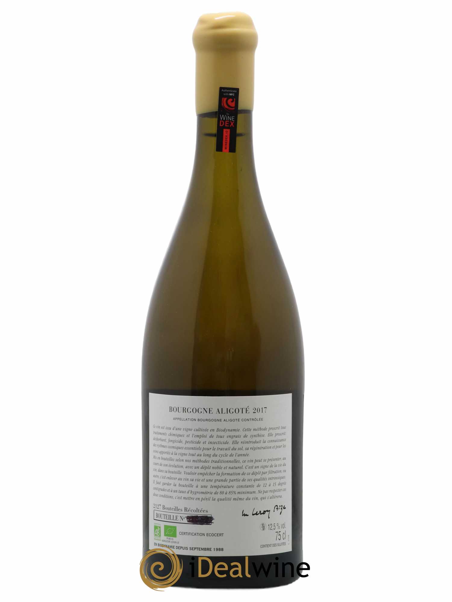 Bourgogne Aligoté Sous Chatelet d'Auvenay (Domaine) 2017 - Lot de 1 bouteille - 1