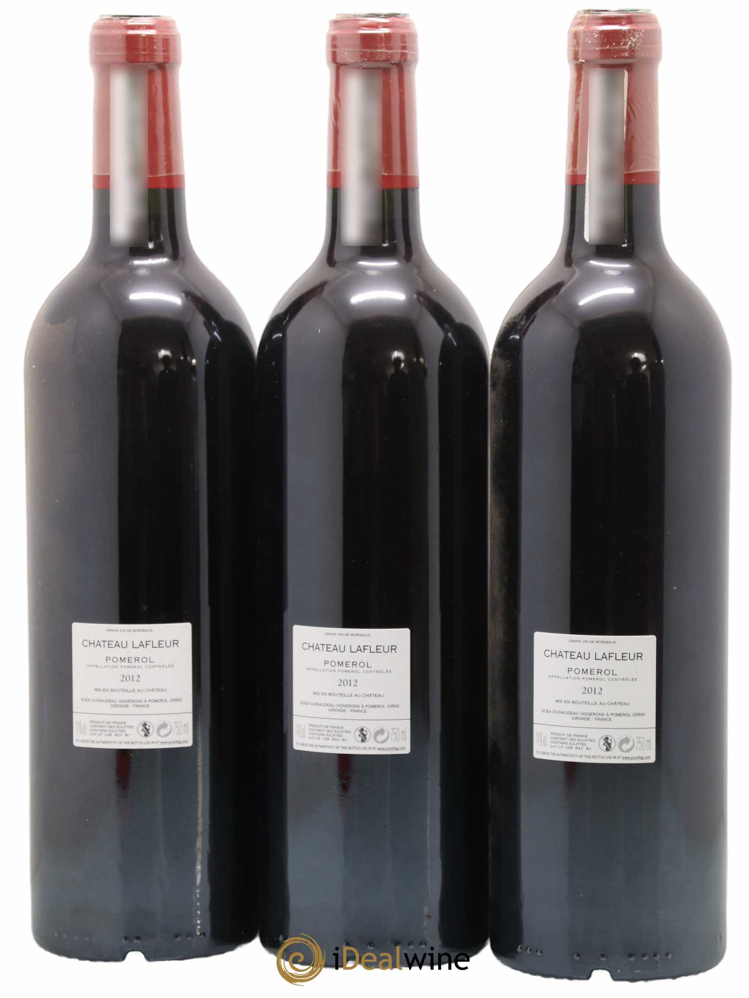 Château Lafleur 2012 - Lot de 3 bouteilles - 1