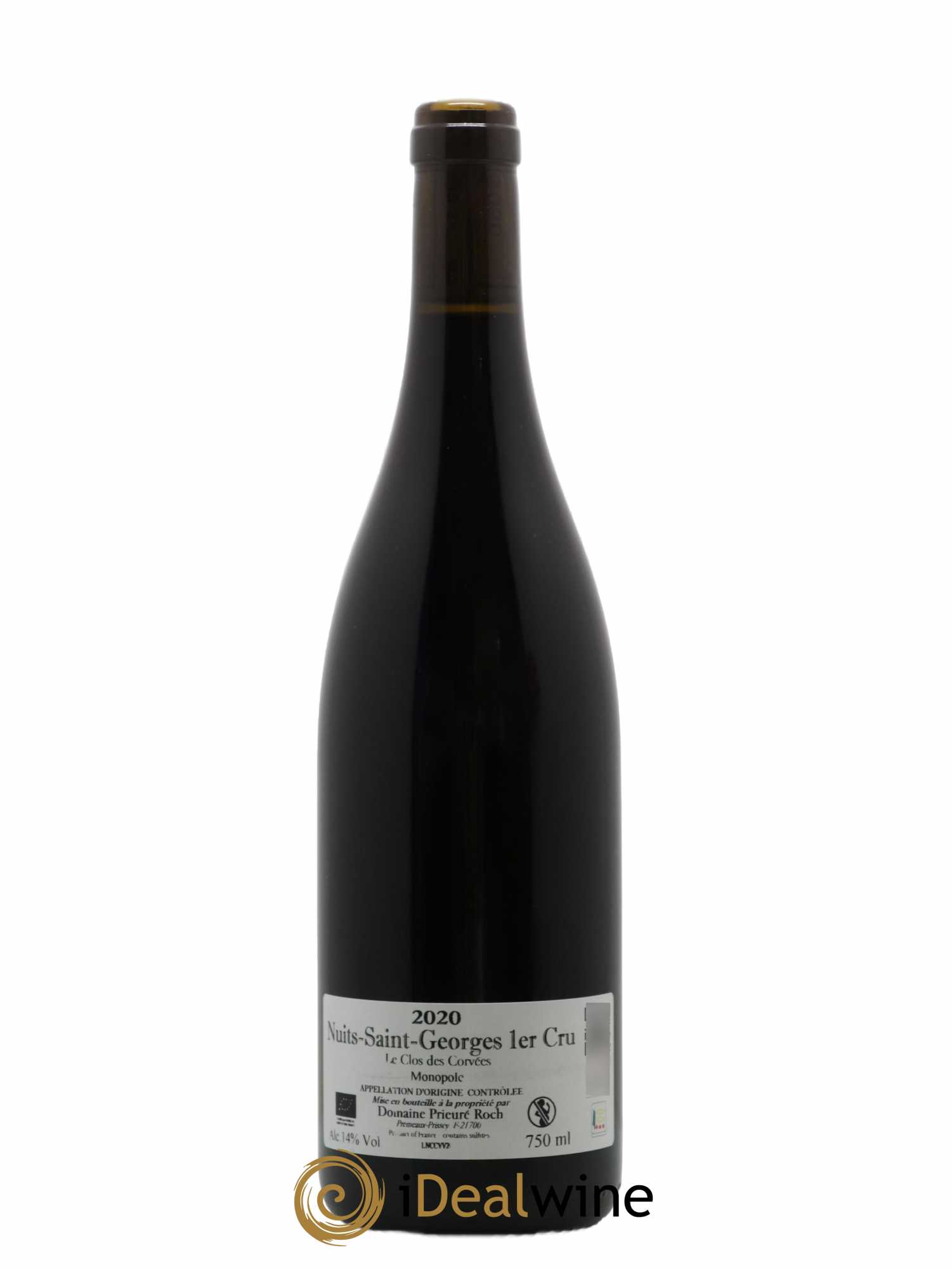 Nuits-Saint-Georges 1er Cru Le Clos des Corvées Vieilles Vignes Prieuré Roch 2020 - Lot de 1 bouteille - 1