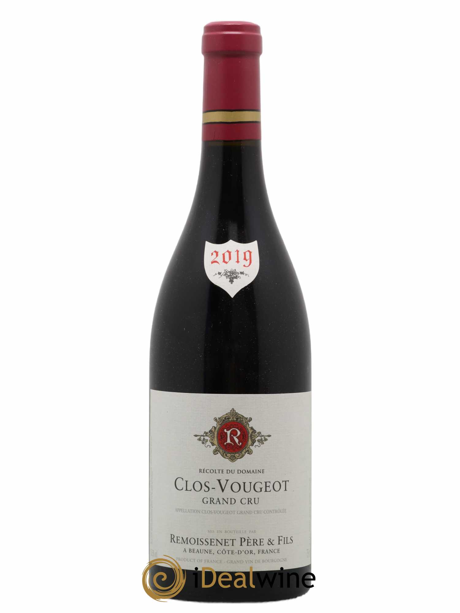 Clos de Vougeot Grand Cru Remoissenet 2019 - Lot de 1 bouteille - 0