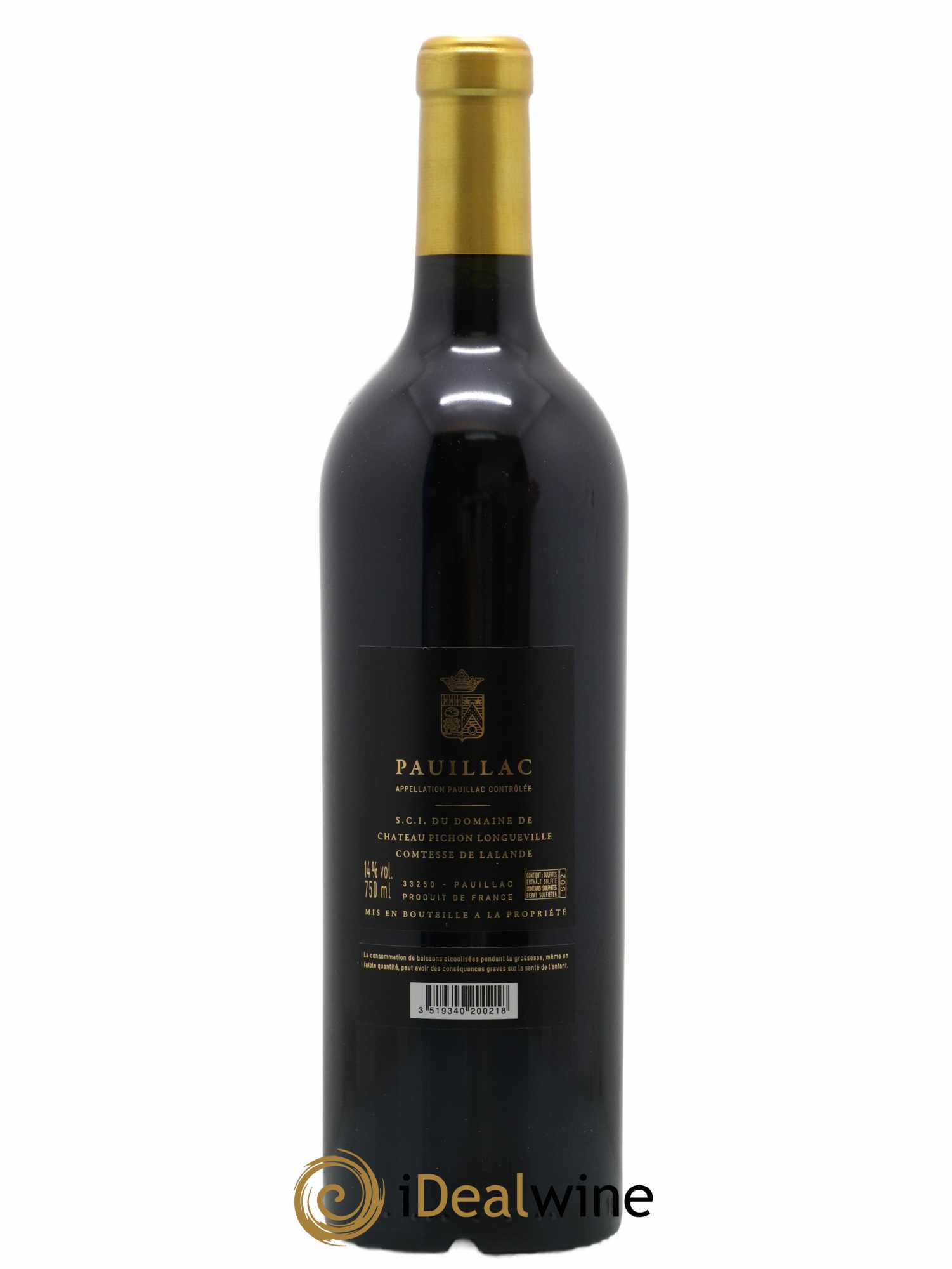 Château Pichon Longueville Comtesse de Lalande 2ème Grand Cru Classé 2020 - Posten von 1 Flasche - 1