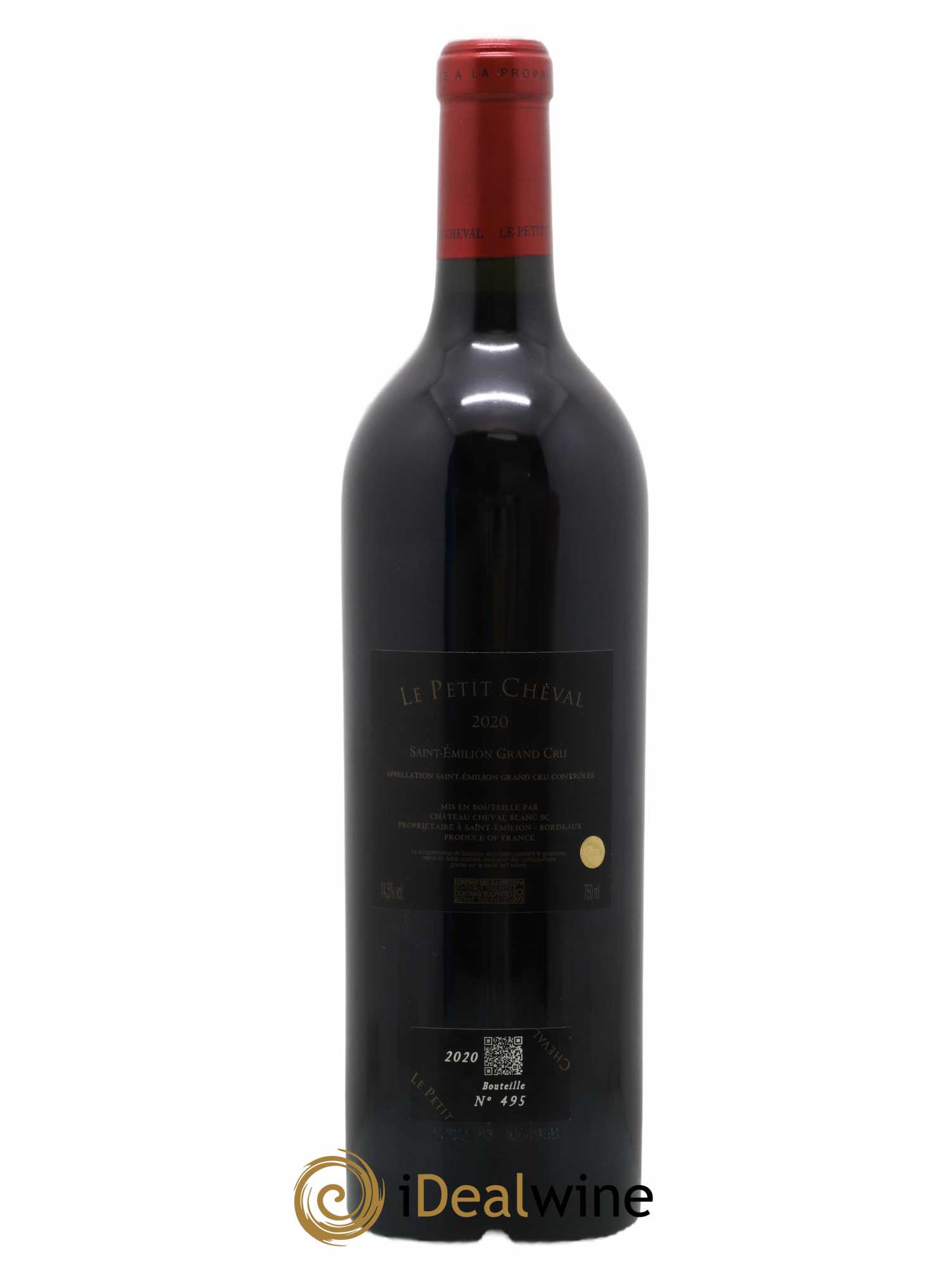 Le Petit Cheval Second Vin 2020 - Lot de 1 bouteille - 1