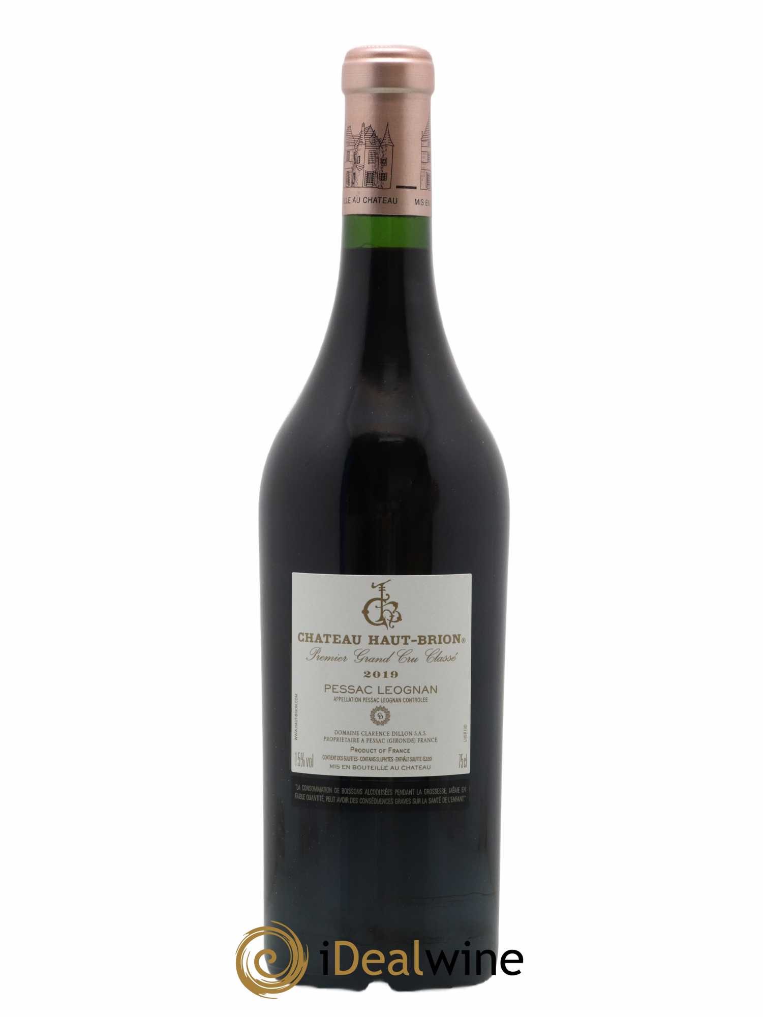 Château Haut Brion 1er Grand Cru Classé 2019 - Lot de 1 bouteille - 1