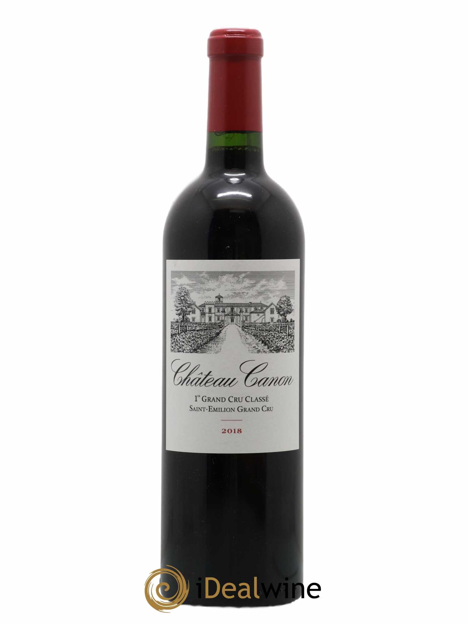 Château Canon 1er Grand Cru Classé B 2018 - Lot de 1 bouteille - 0