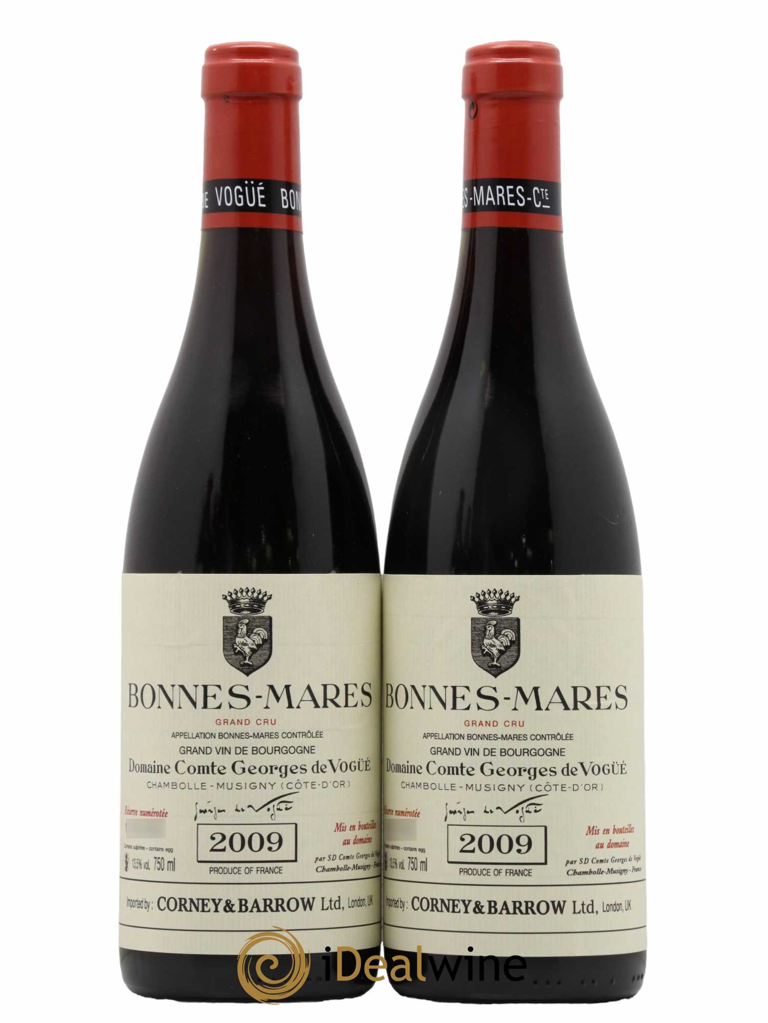 Bonnes-Mares Grand Cru Comte Georges de Vogüé 2009 - Lot de 2 bouteilles - 0