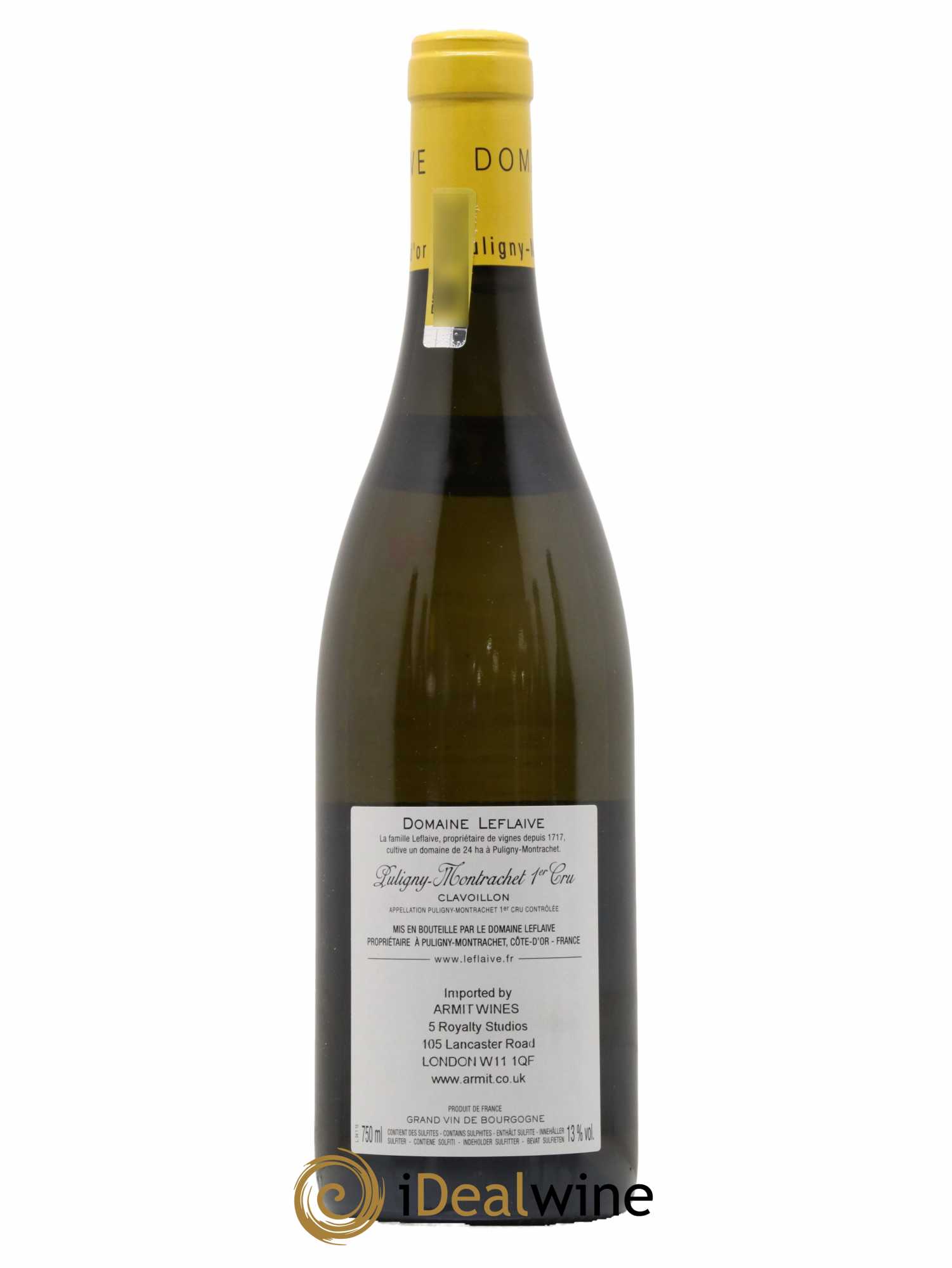 Puligny-Montrachet 1er Cru Clavoillon Leflaive (Domaine) 2015 - Lot de 1 bouteille - 1