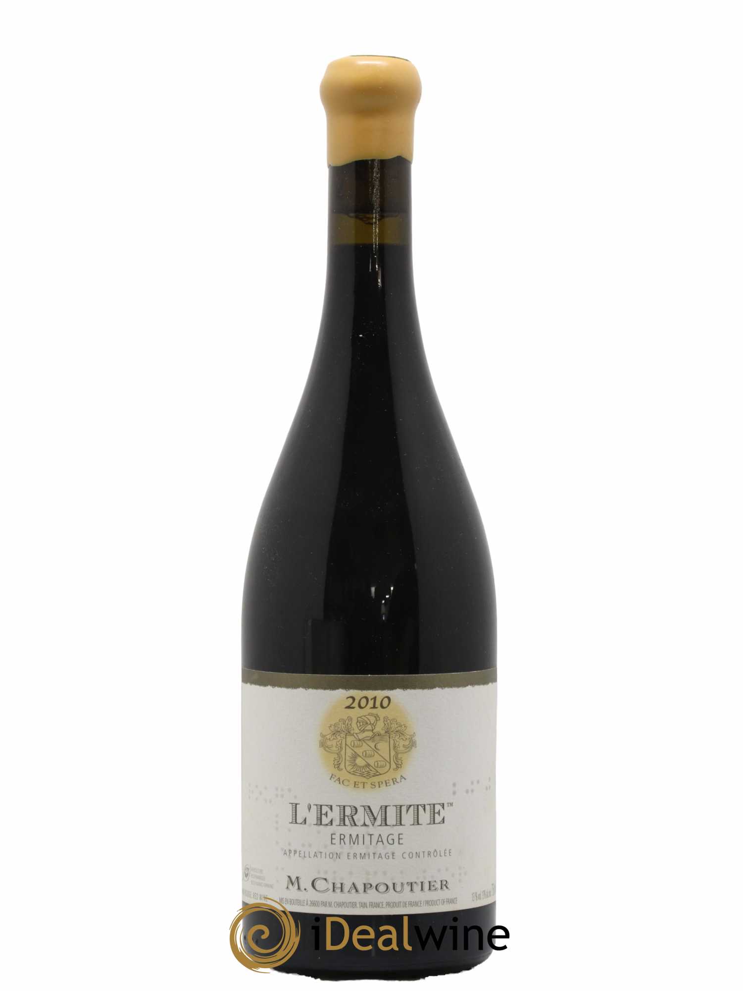 Hermitage Ermitage l'Ermite Chapoutier 2010 - Lot de 1 bouteille - 0