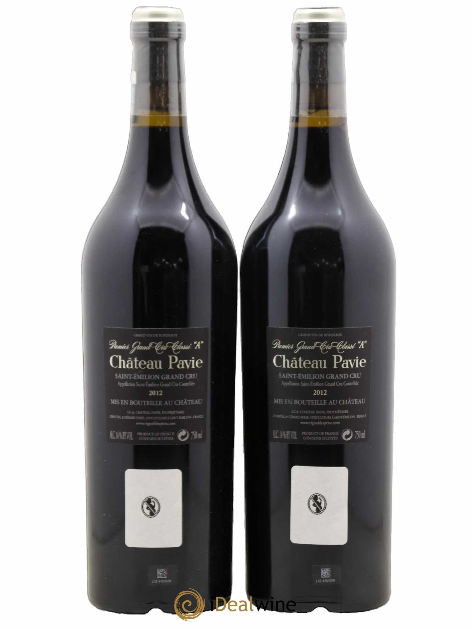 Château Pavie 1er Grand Cru Classé A 2012 - Lot de 2 bouteilles - 1