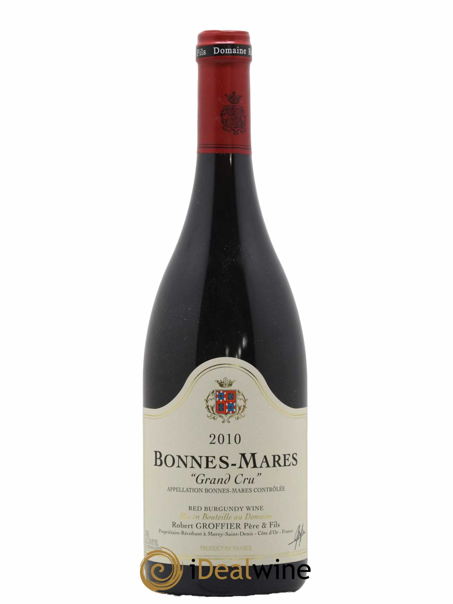 Bonnes-Mares Grand Cru Robert Groffier Père & Fils (Domaine) 2010 - Lot de 1 bouteille - 0