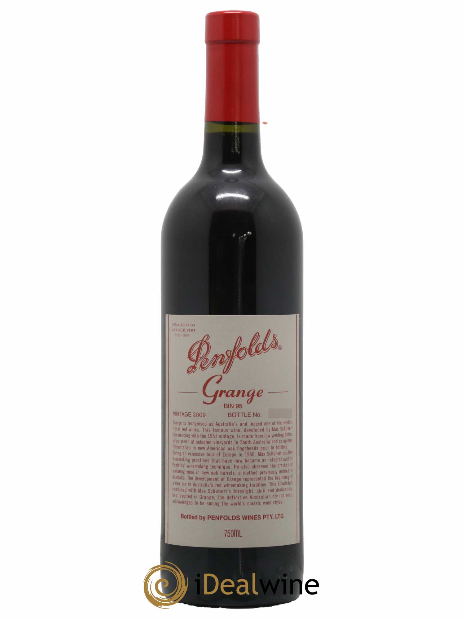 South Australia Penfolds Wines Grange Bin 95 2009 - Lot de 1 bouteille - 0