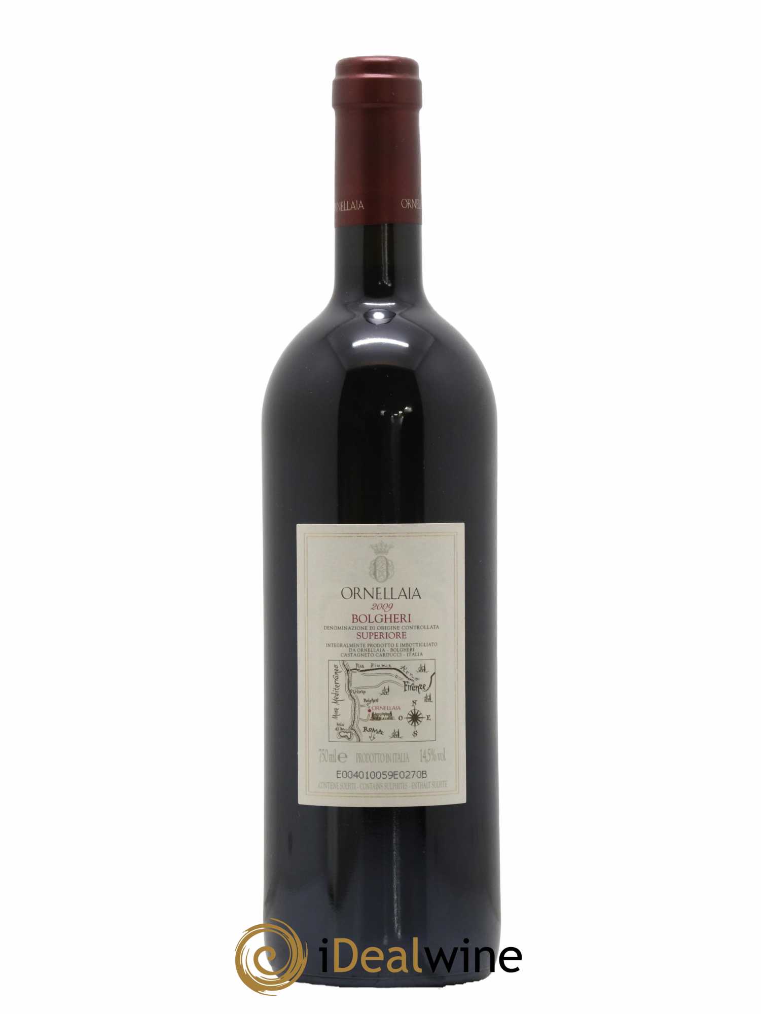 Bolgheri DOC Superiore Ornellaia Tenuta Dell'Ornellaia - Frescobaldi 2009 - Posten von 1 Flasche - 1