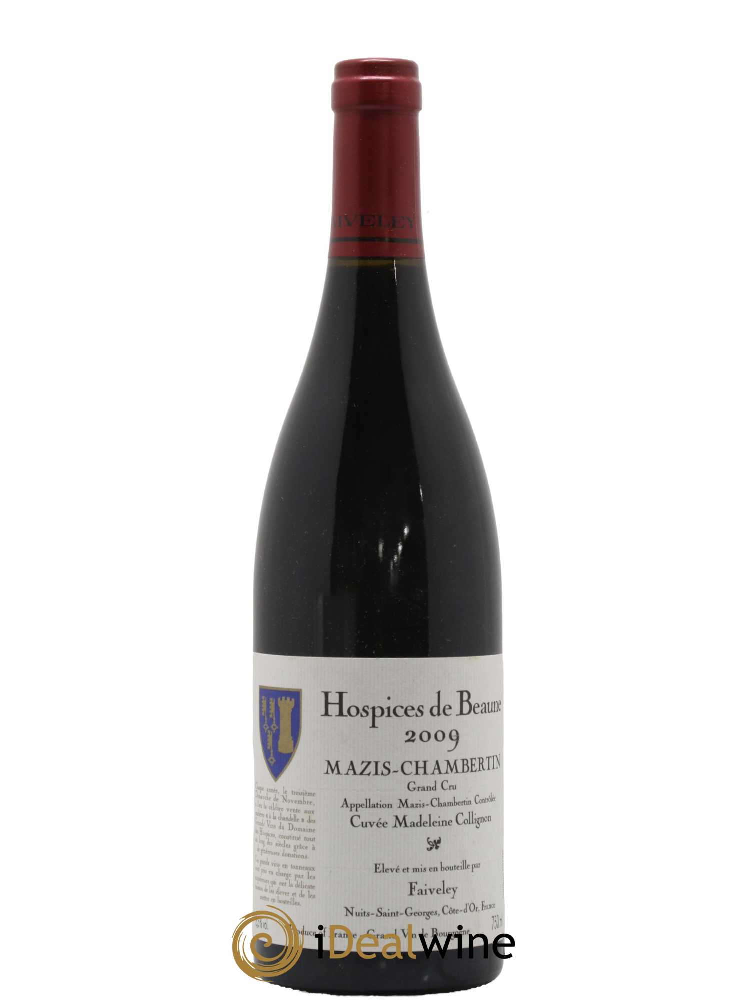 Mazis-Chambertin Grand Cru Cuvee Madeleine Collignon Hospices De Beaune Faiveley 2009 - Lot de 1 bouteille - 0