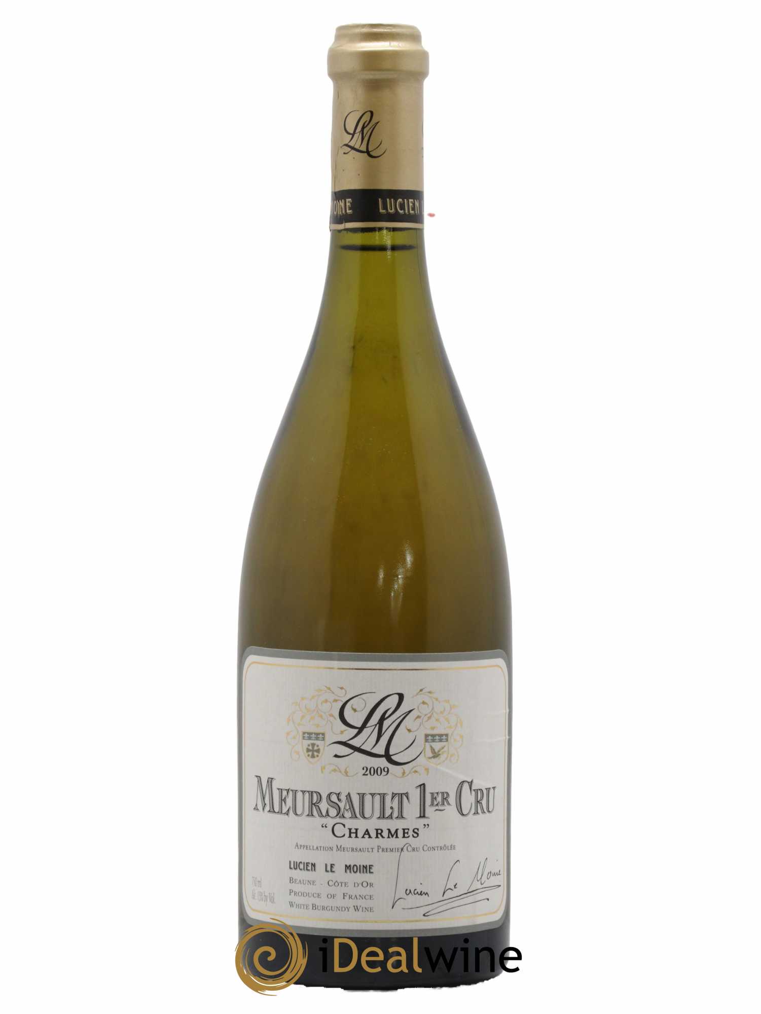 Meursault 1er Cru Charmes Lucien Le Moine 2009 - Lot de 1 bouteille - 0