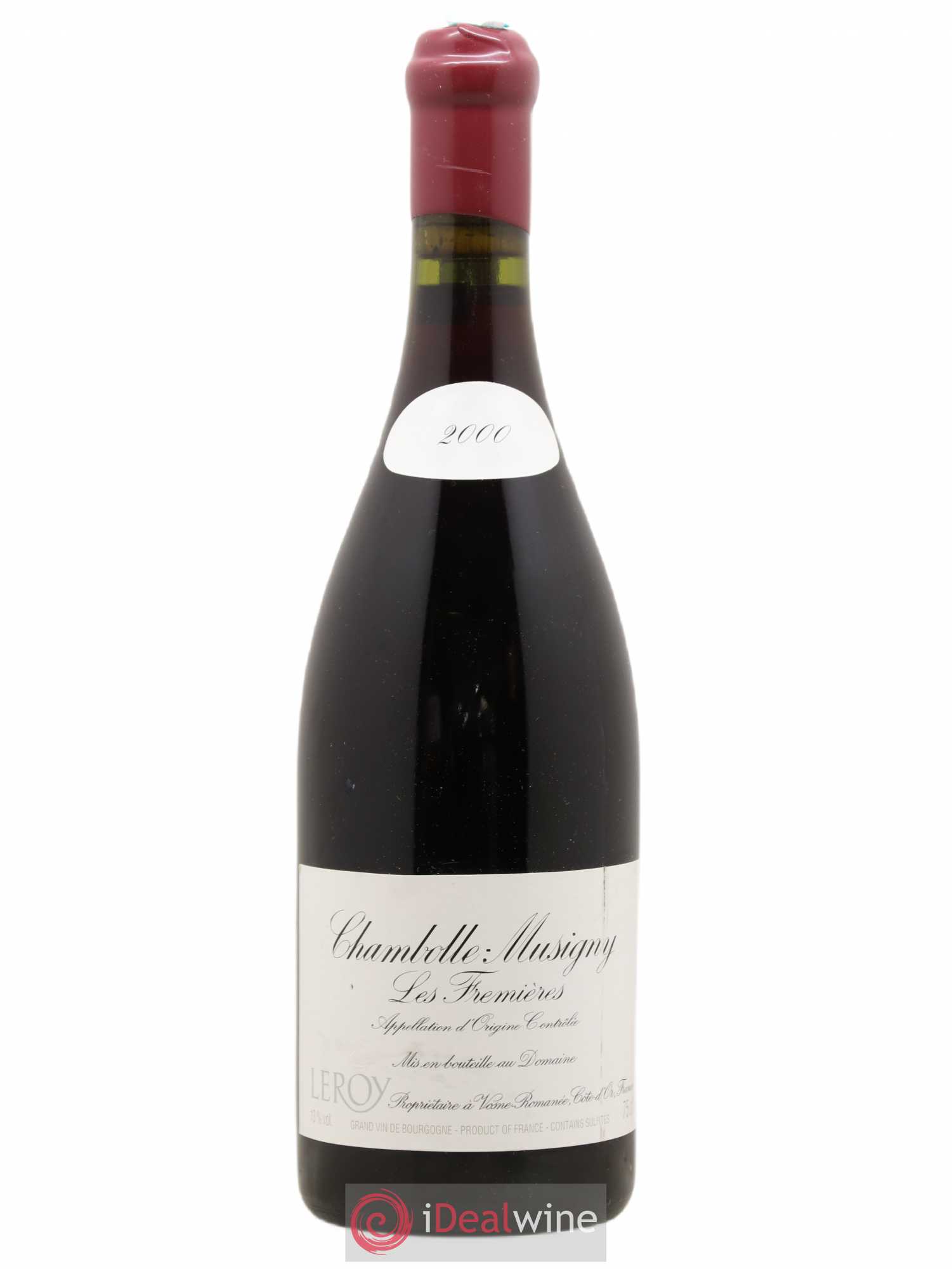 Chambolle-Musigny Les Fremières Leroy (Domaine) 2000 - Lot de 1 bouteille - 0