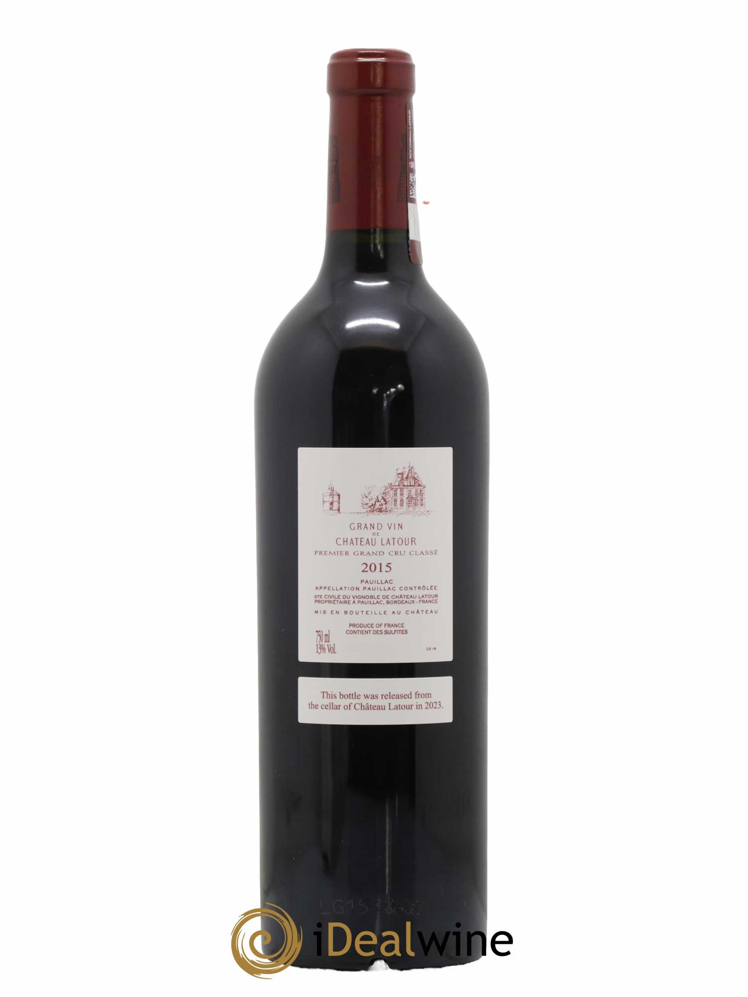 Château Latour 1er Grand Cru Classé 2015 - Lot de 1 bouteille - 1