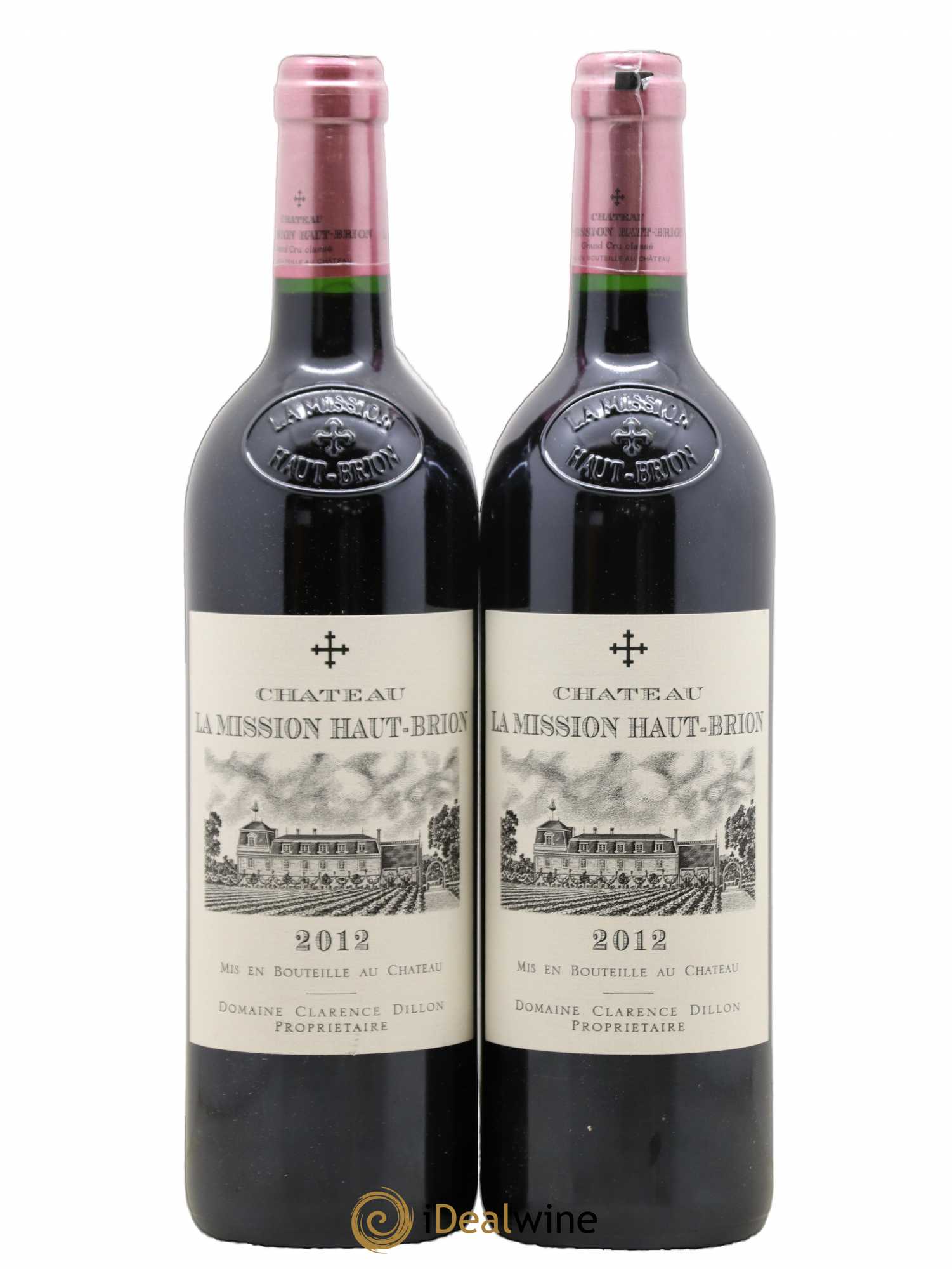 Château la Mission Haut-Brion Cru Classé de Graves 2012 - Lot de 2 bouteilles - 0