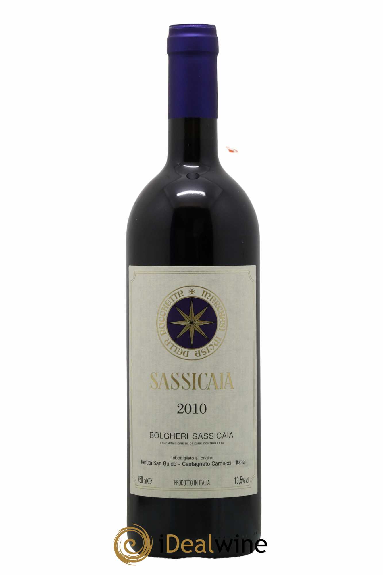 Bolgheri DOC Sassicaia Tenuta San Guido 2010 - Lot of 1 bottle - 0