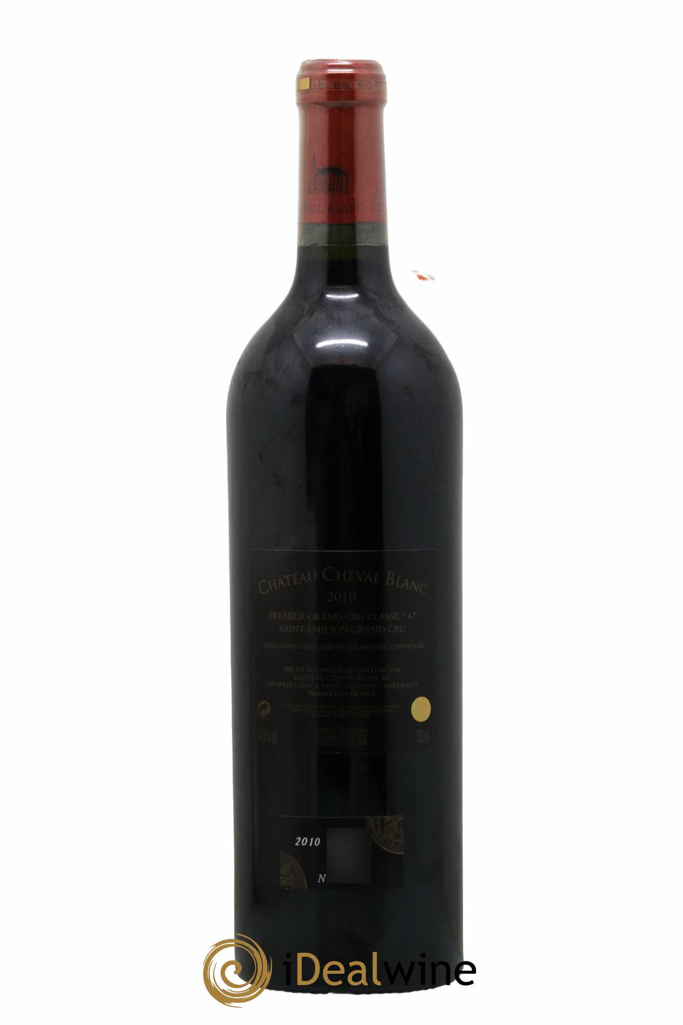 Château Cheval Blanc 1er Grand Cru Classé A 2010 - Lot de 1 bouteille - 1