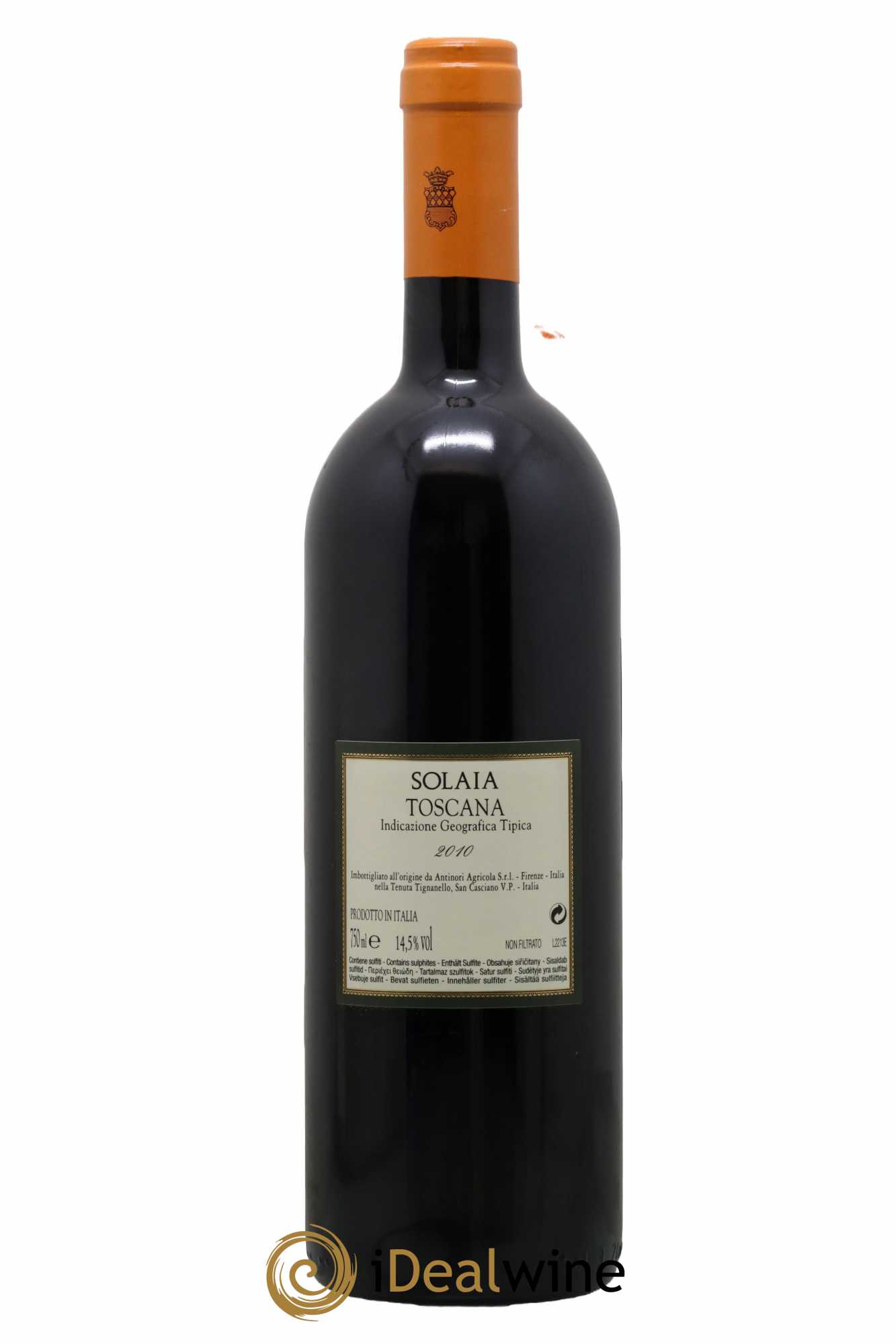 Toscana IGT Solaia Tenuta Tignanello - Marchesi Antinori 2010 - Lot of 1 bottle - 1