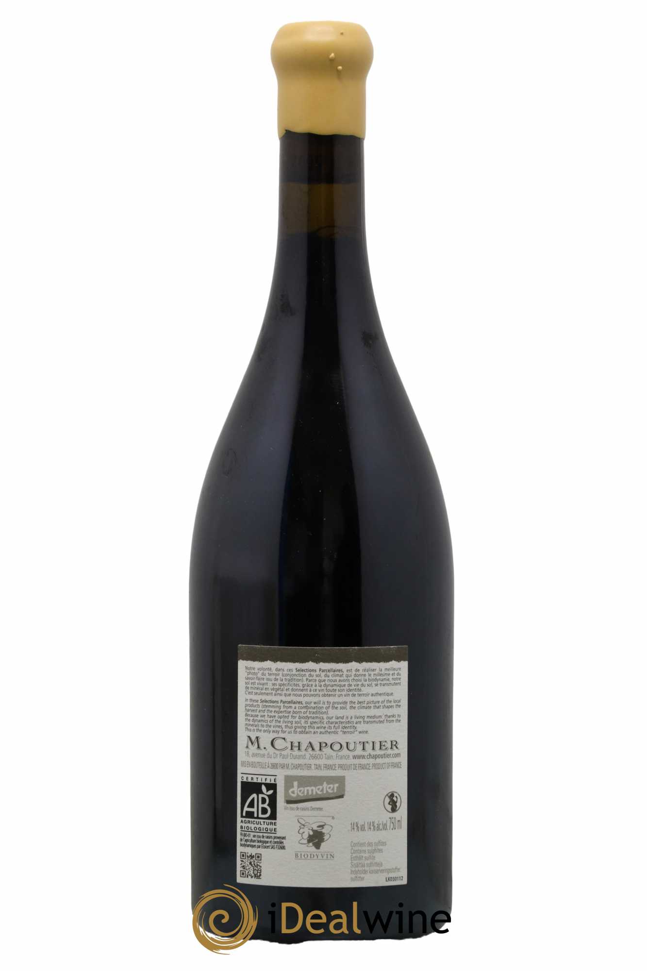Hermitage Ermitage Le Méal Chapoutier 2009 - Lot de 1 bouteille - 1