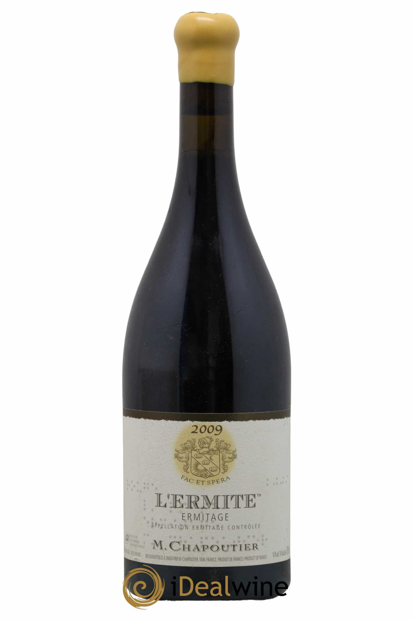 Hermitage Ermitage l'Ermite Chapoutier 2009 - Lot de 1 bouteille - 0