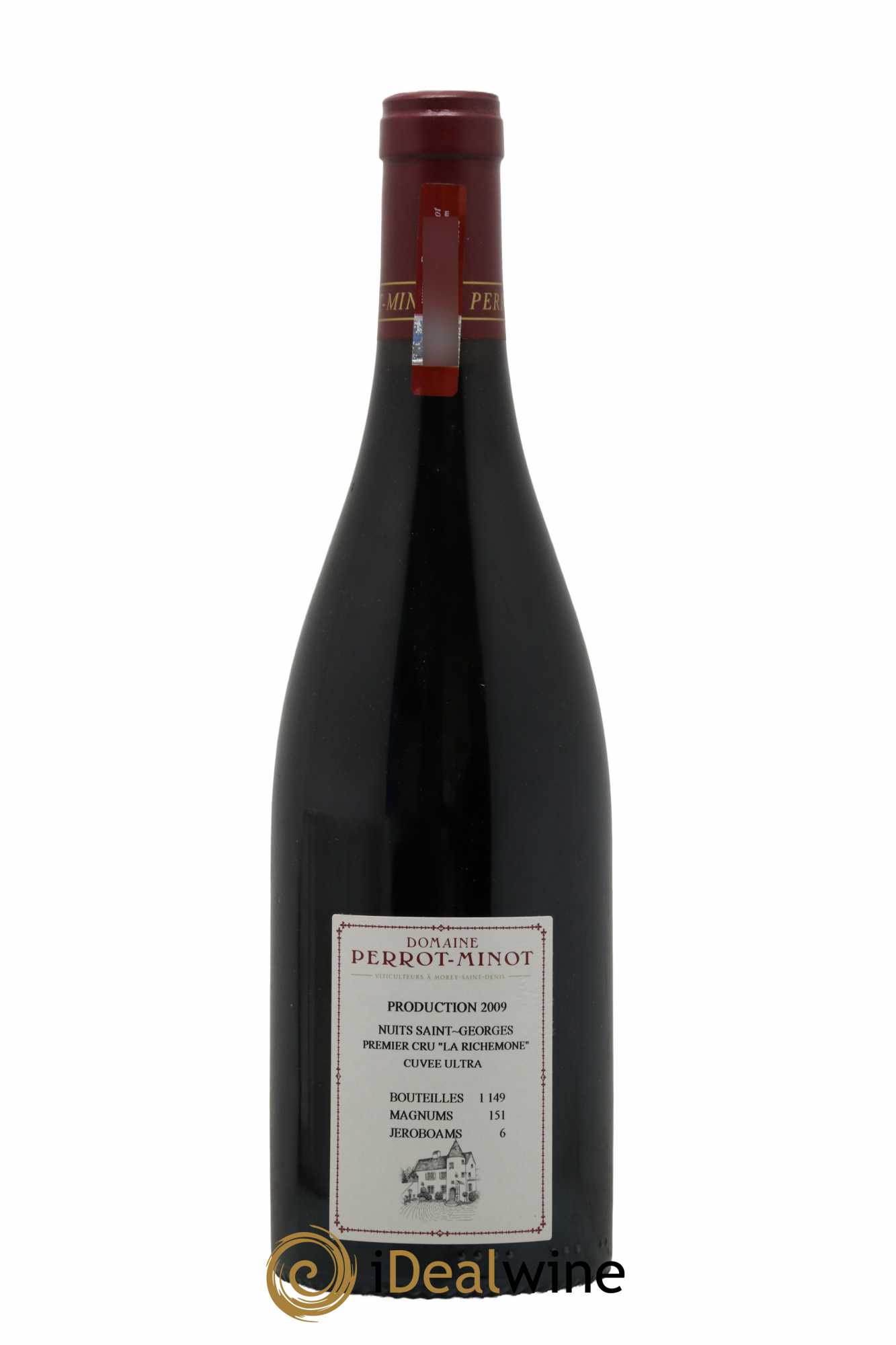 Nuits-Saint-Georges 1er Cru La Richemone Cuvée Ultra Vieilles Vignes Perrot-Minot 2009 - Lot de 1 bouteille - 1