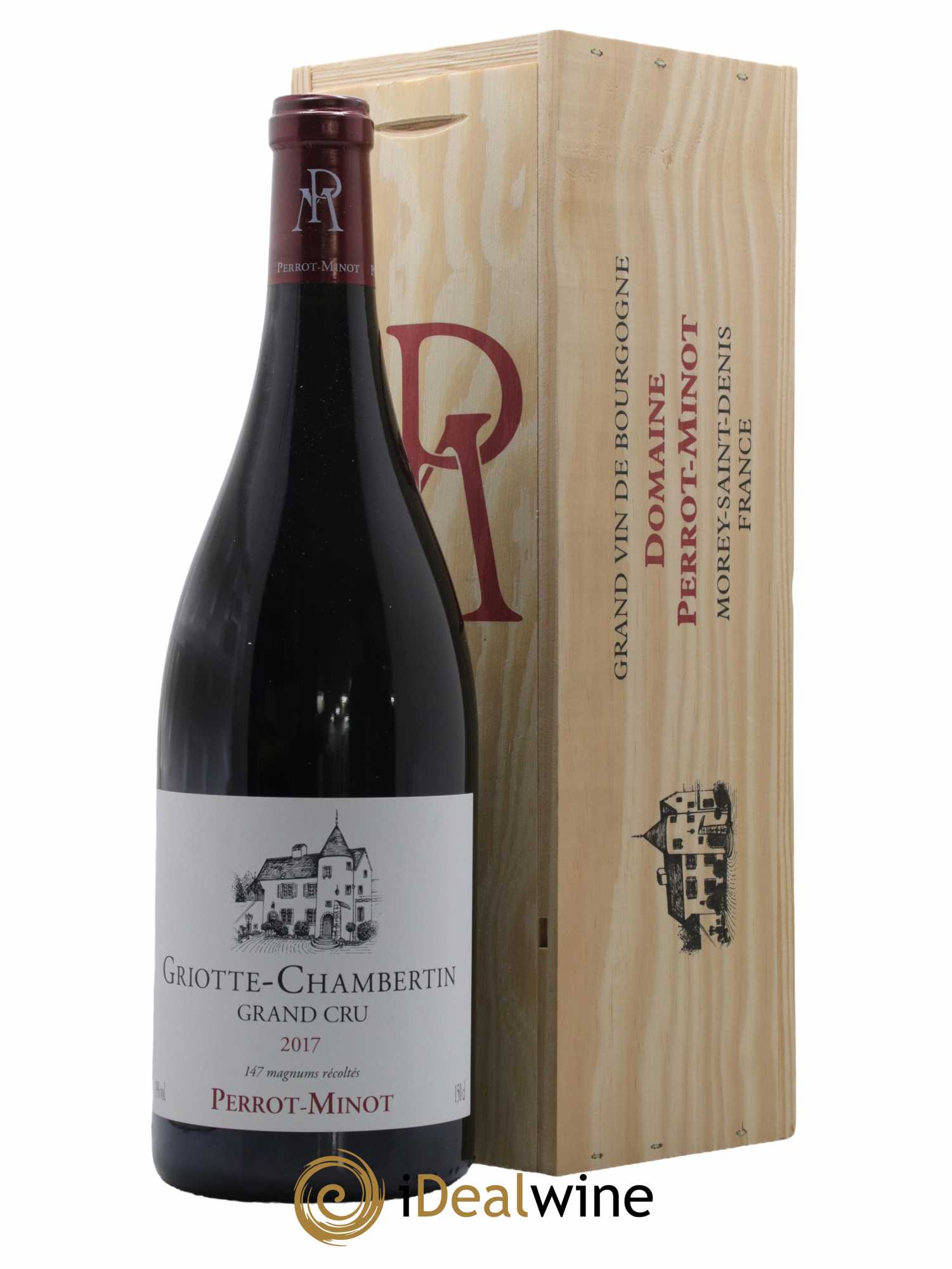 Griotte-Chambertin Grand Cru Domaine Perrot Minot 2017 - Lot de 1 magnum - 0