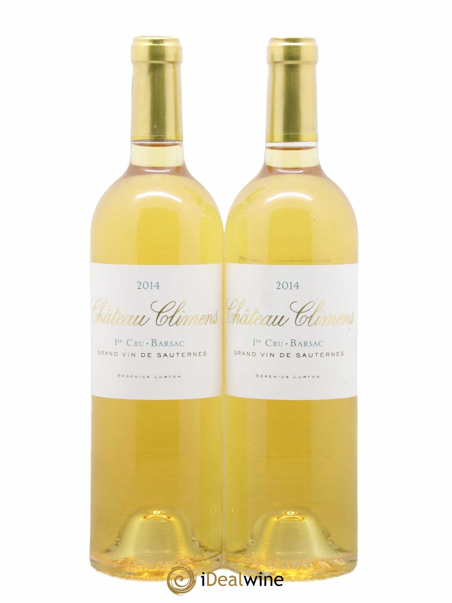 Château Climens 1er Grand Cru Classé 2014 - Lotto di 2 bottiglie - 0