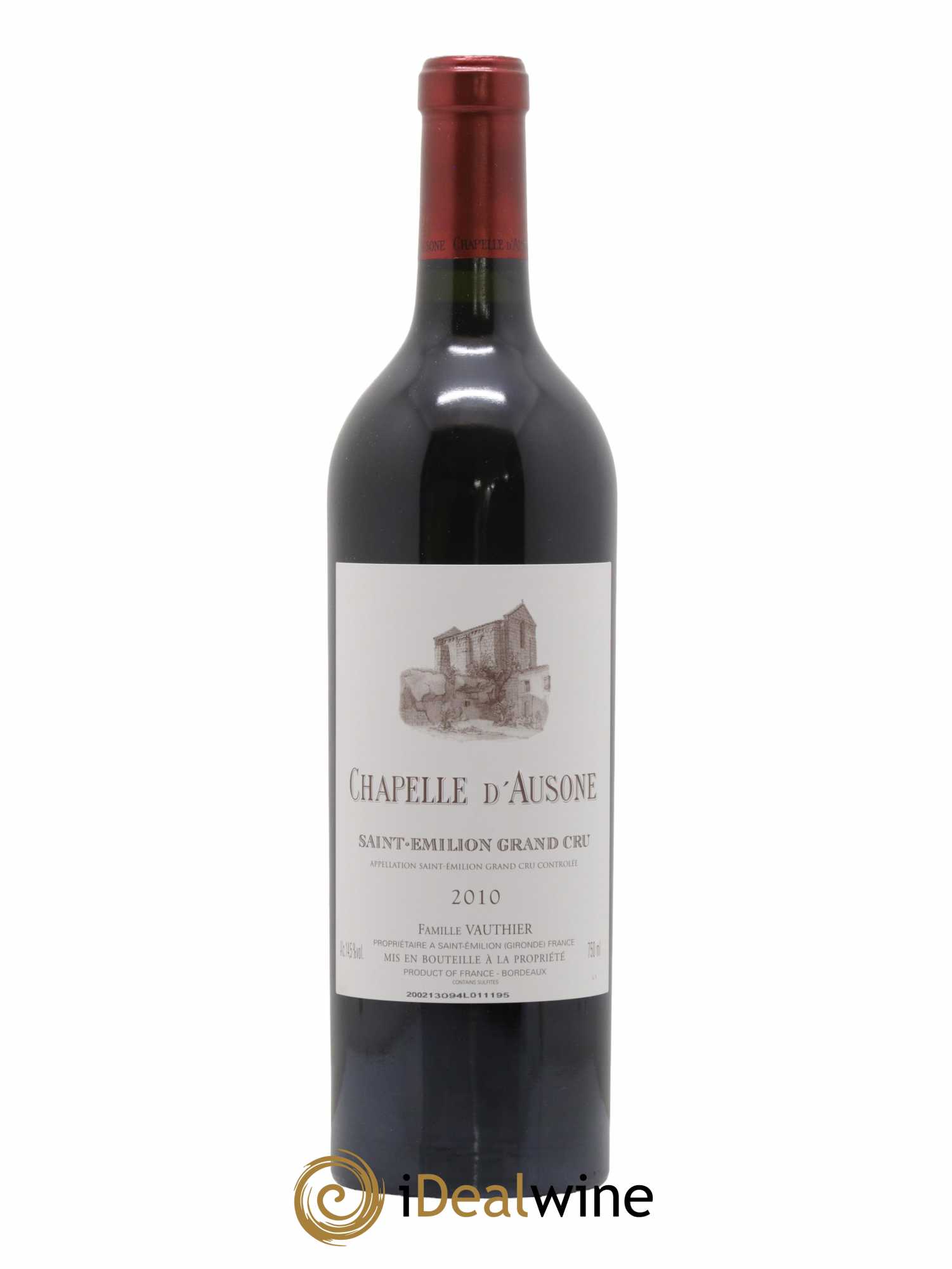 Chapelle d'Ausone Second Vin 2010 - Lot de 1 bouteille - 0